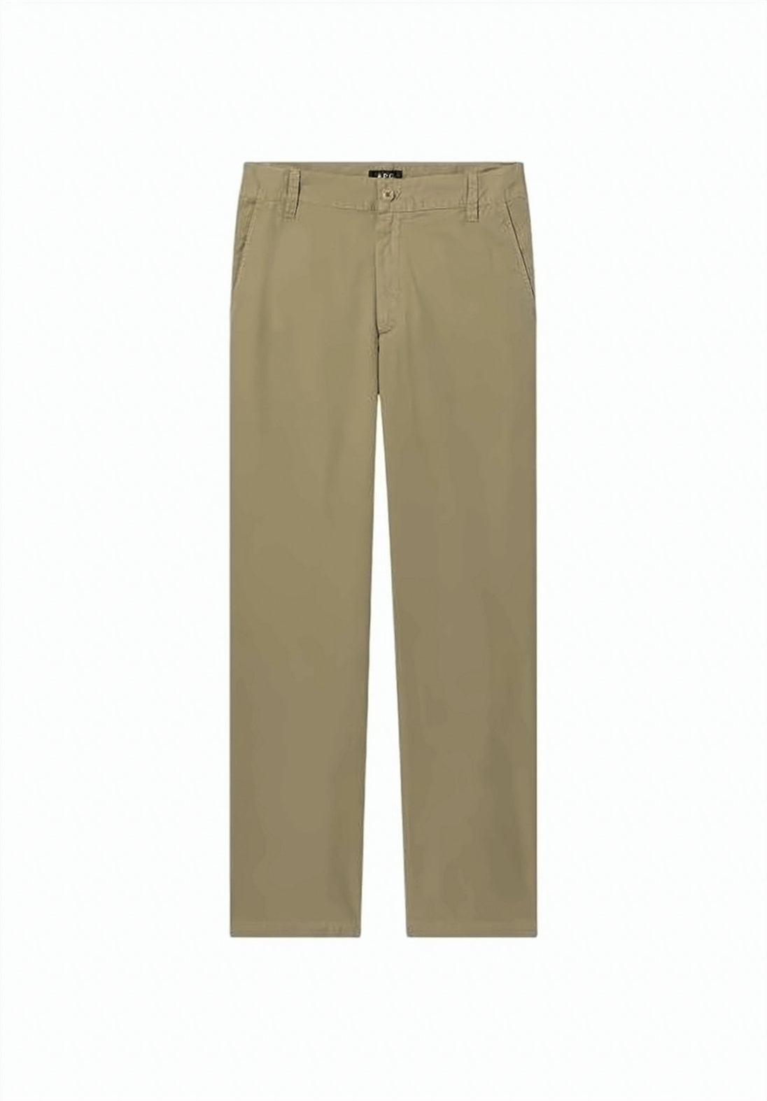 Straight-Fit Pants with Mid-Rise Waist
