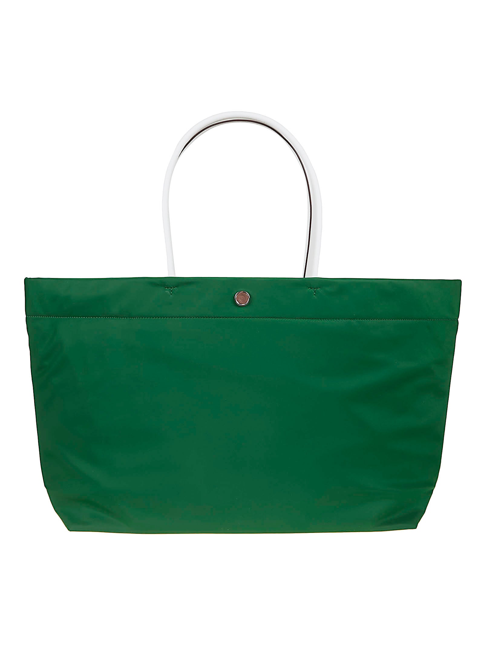 Green Polyamide Shopper Bag