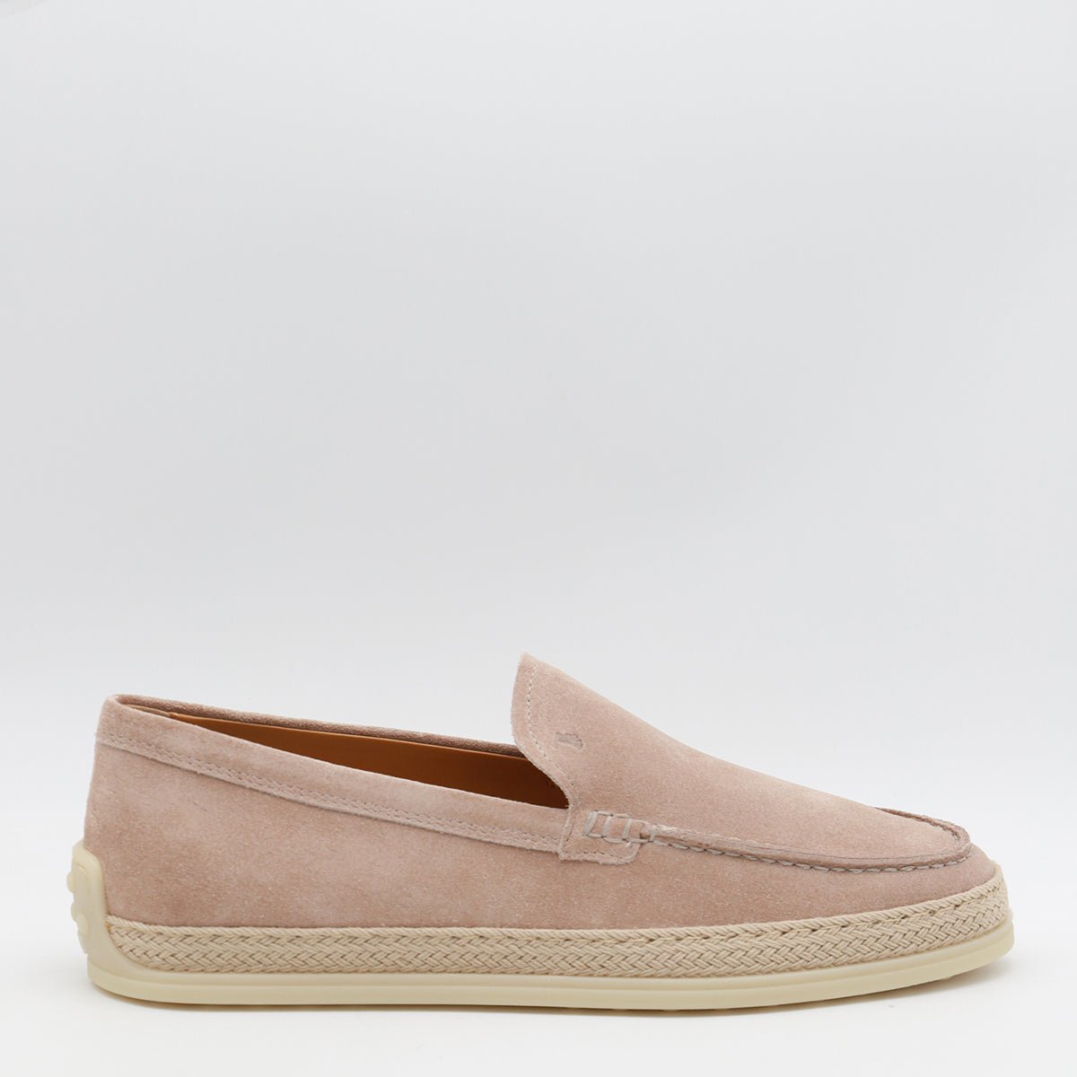 Beige Leather Loafers