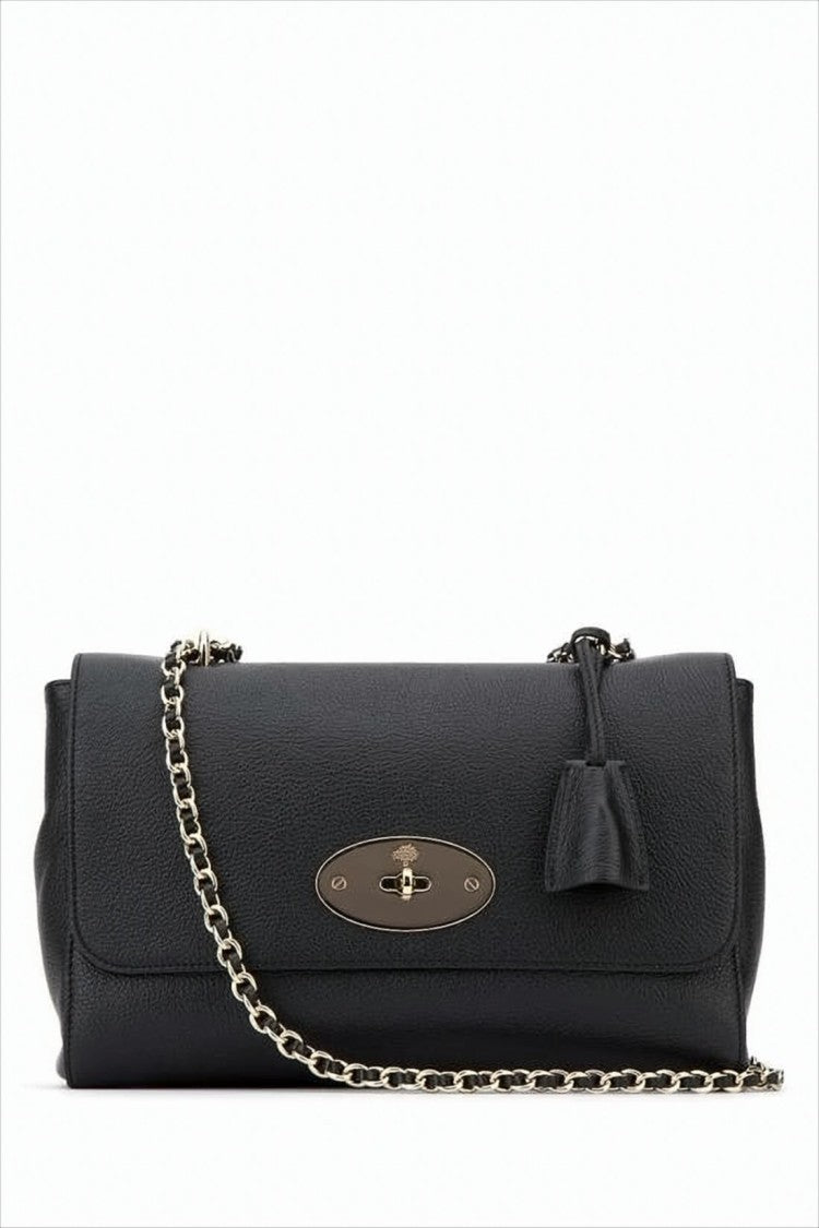 Textured Leather Shoulder Bag