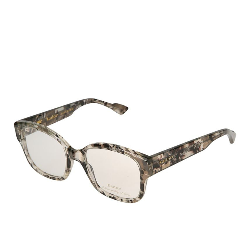 Toska Rectangular Tortoiseshell Sunglasses with Gold-tone Details