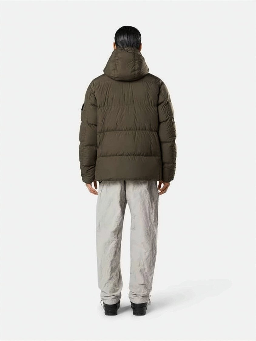 Quilted Casual Jacket with Hood