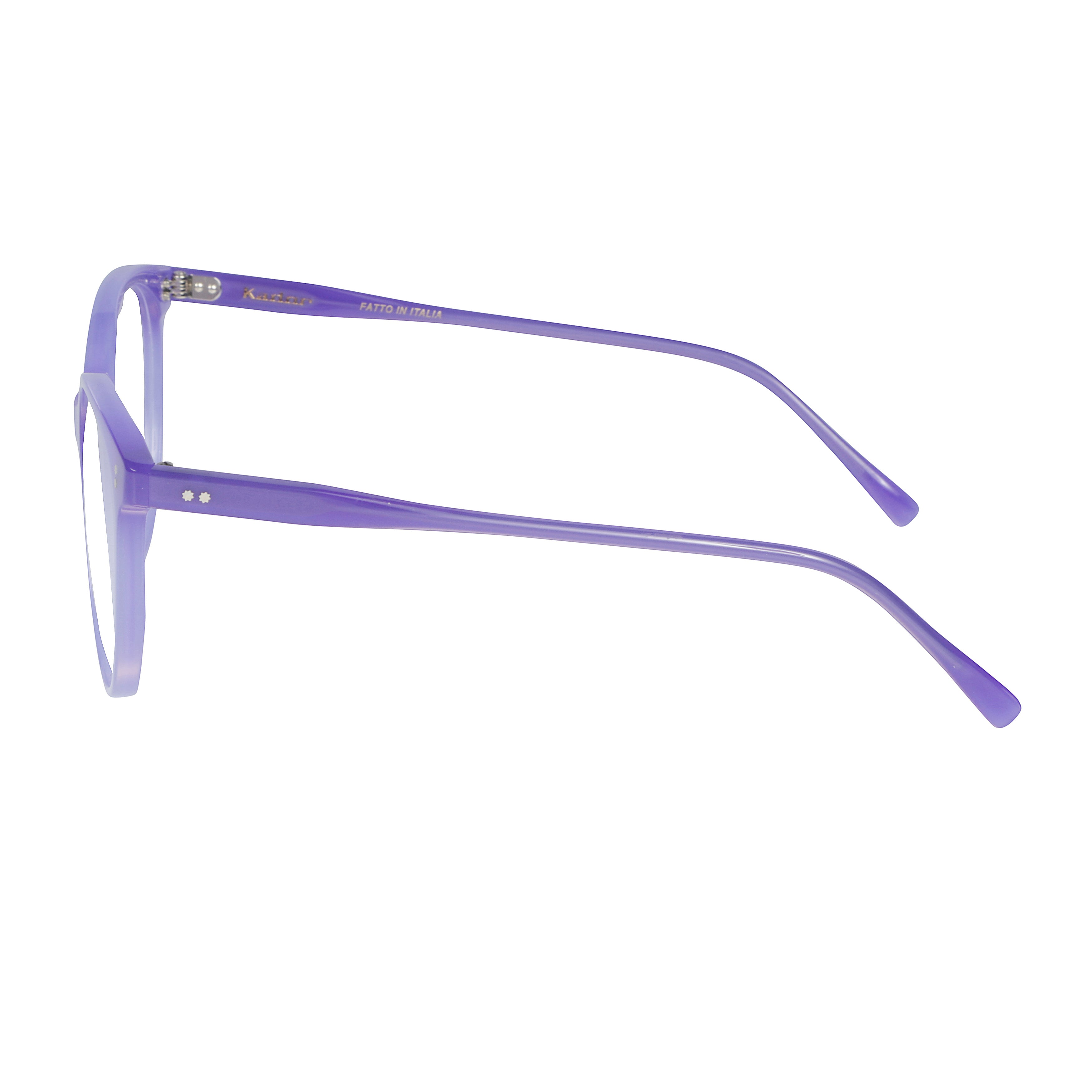 Cynda/N-54 Gradient Purple Rounded Frame Eyeglasses with Slim Temples