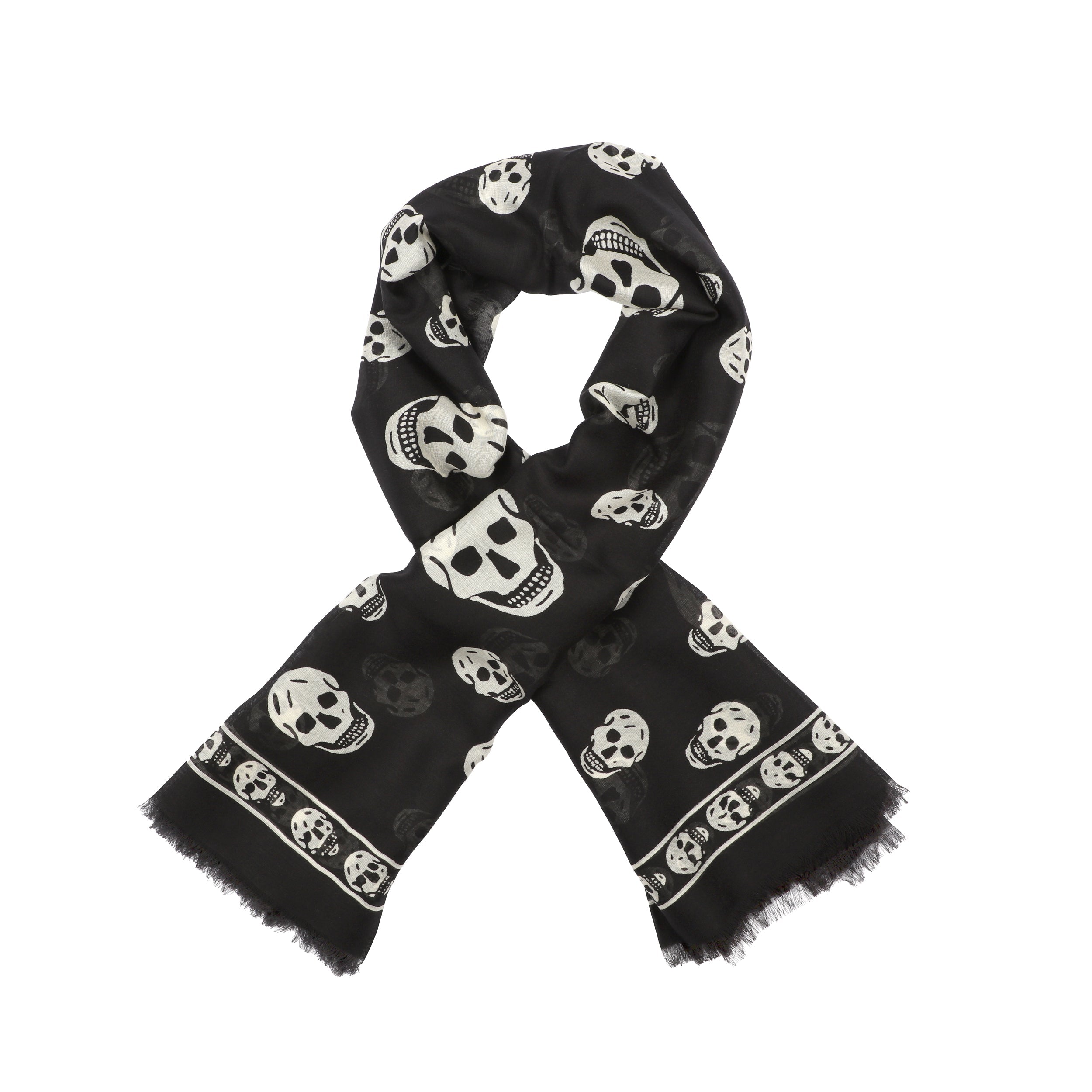 Skull Silk Scarf