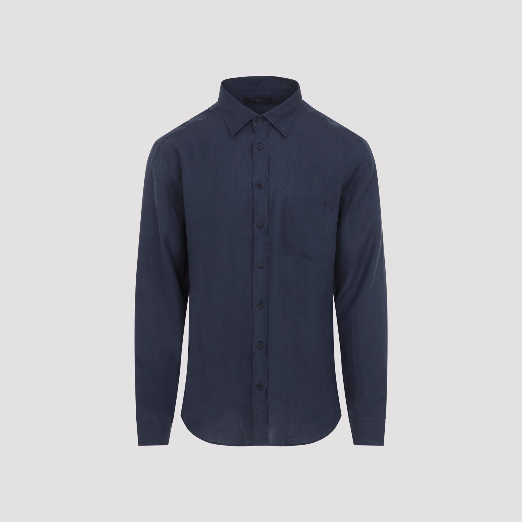 Button-Up Shirt with Classic Collar