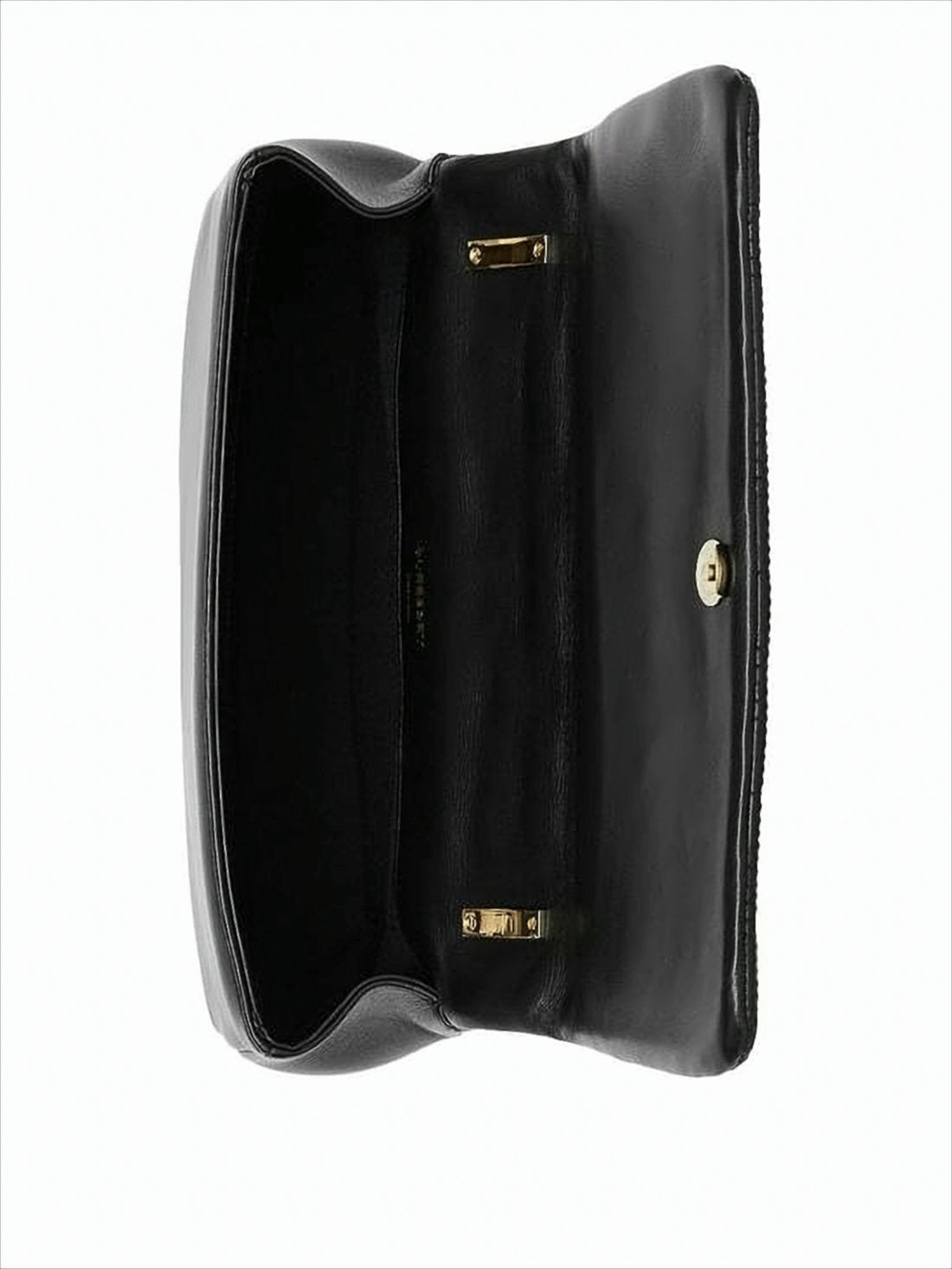 Quilted Lamb Leather Crossbody Bag with Signature Detailing
