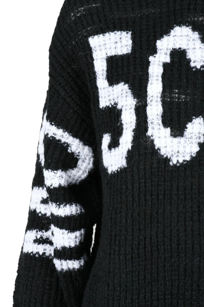 Jeans Long Dress Wool Alpaca - Black