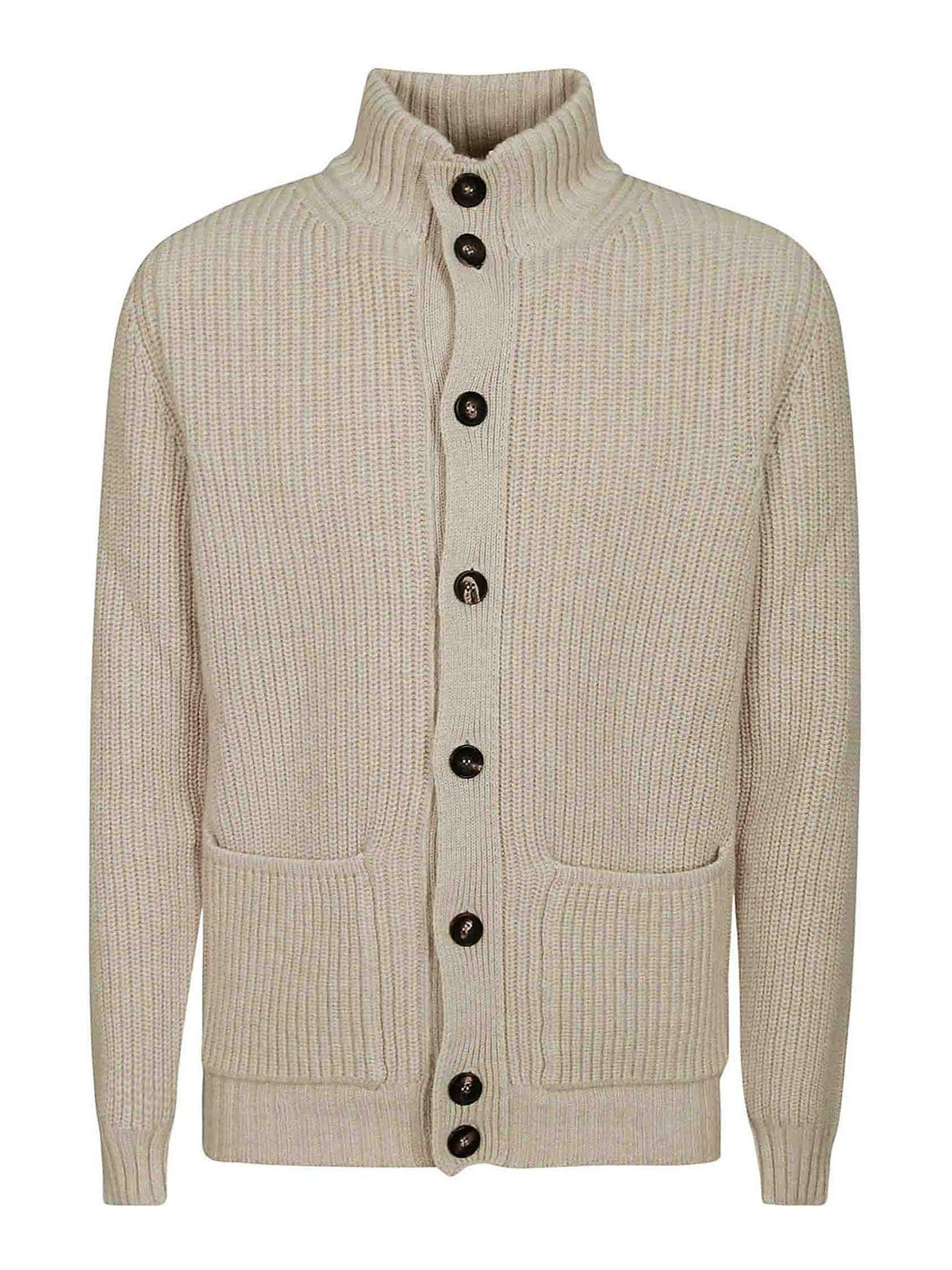 Contemporary Merino Wool Cardigan