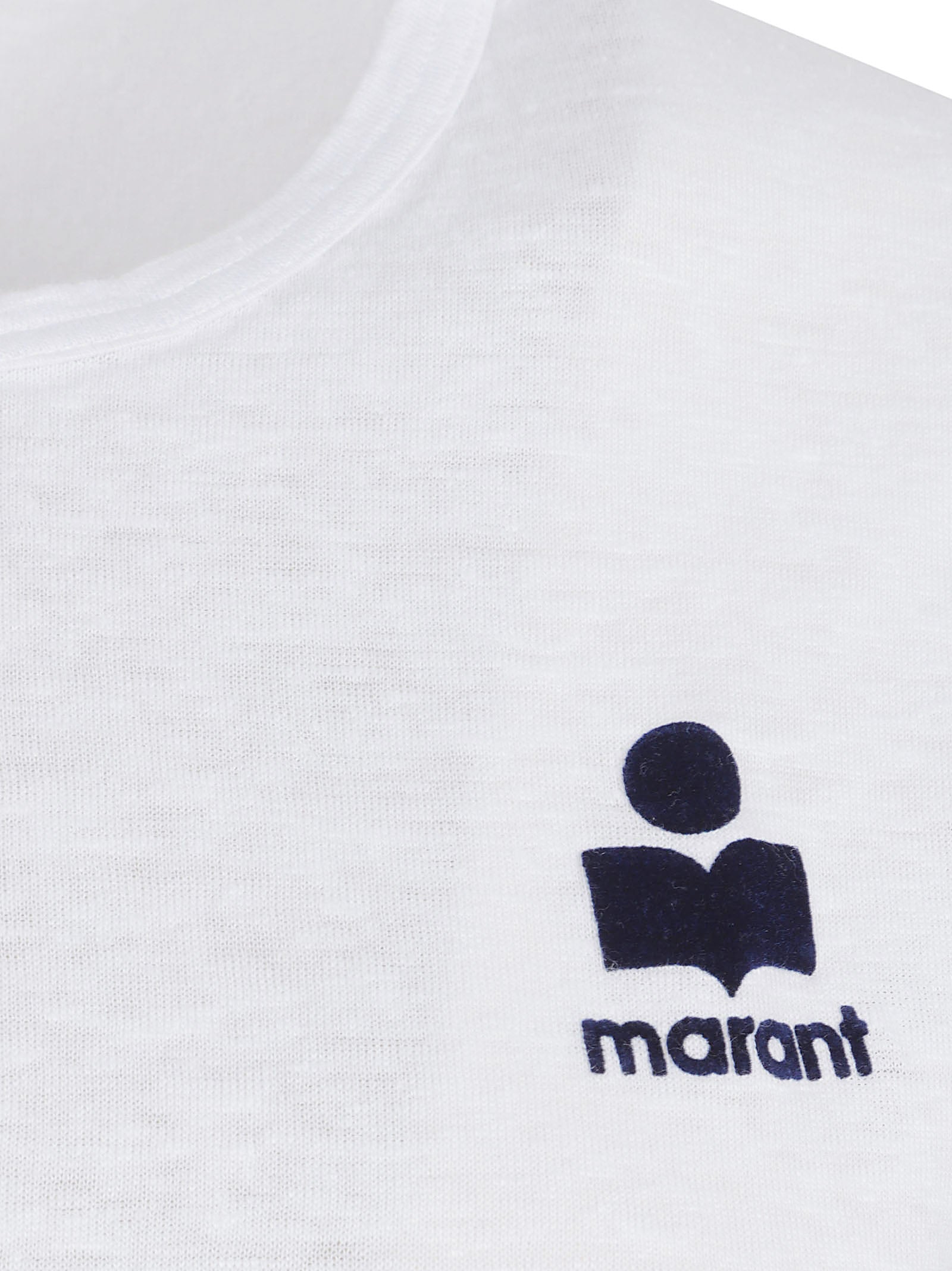 White Lightweight Linen T-Shirt