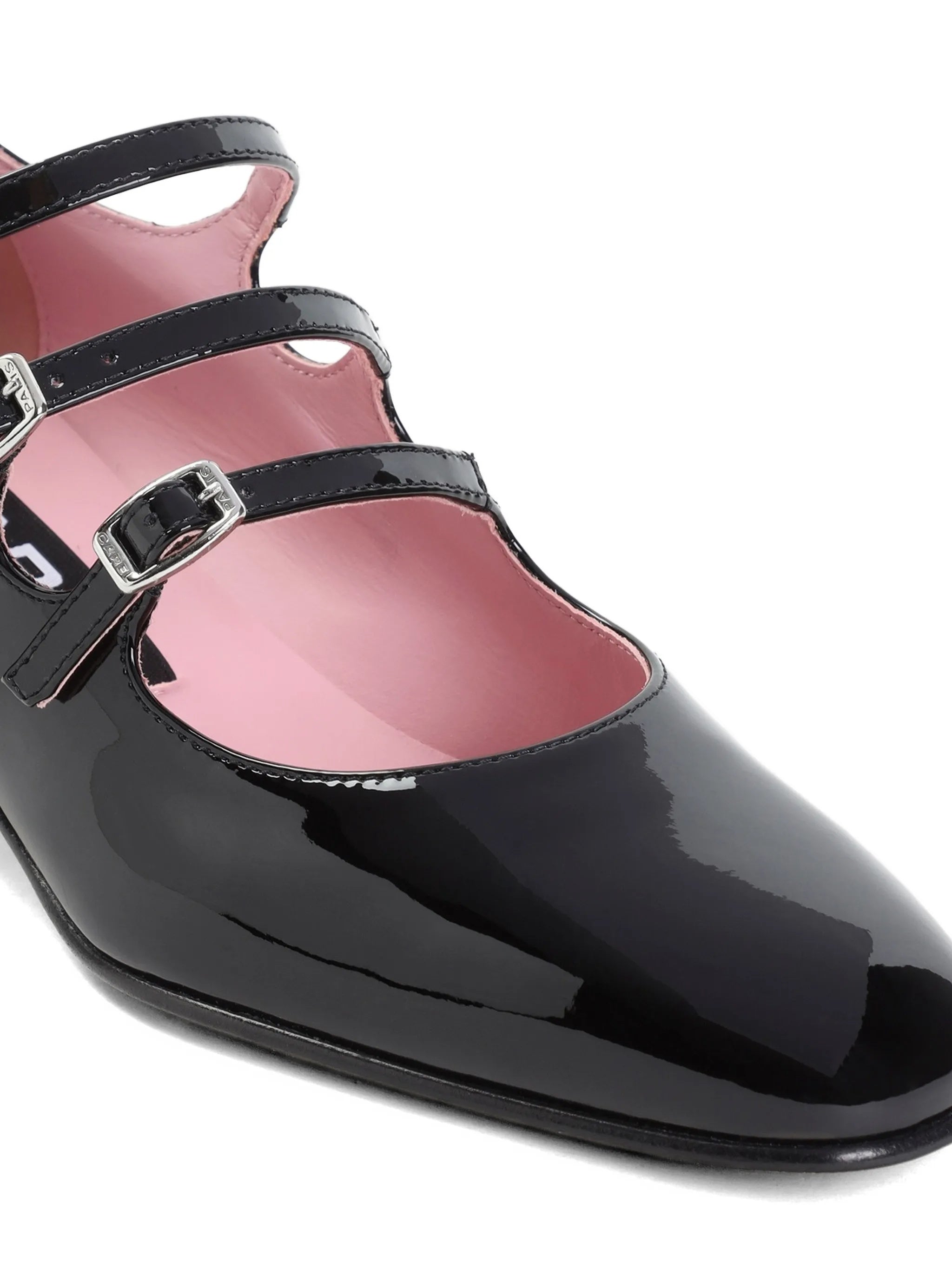Kina Patent Leather Block Heel Shoes