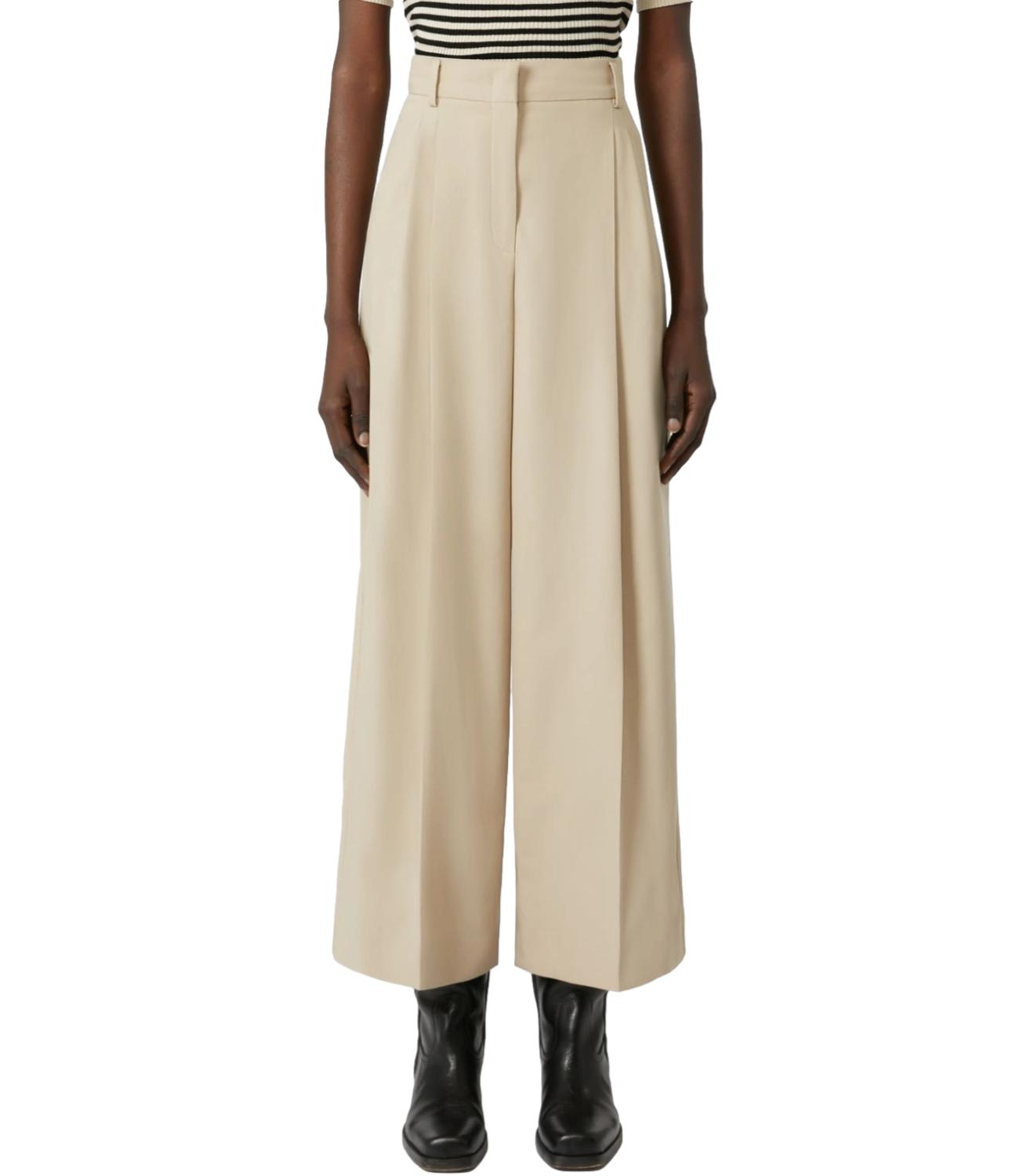 Wide-Leg Trousers With High Waist