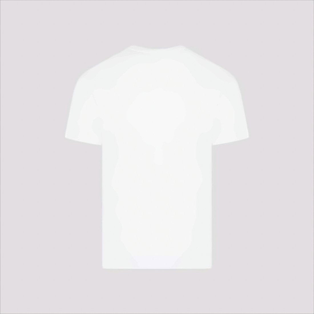 Minimalist Short-Sleeve Cotton T-Shirt with Iconic Logo Patch