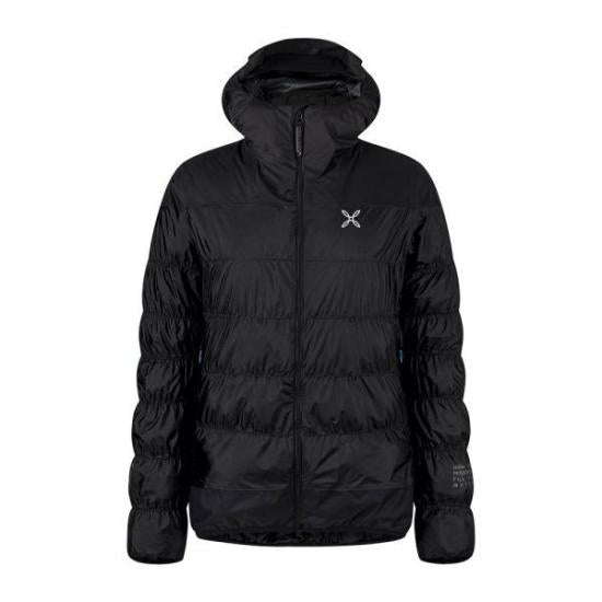 Matte-Finish Quilted Padded Jacket with Hood