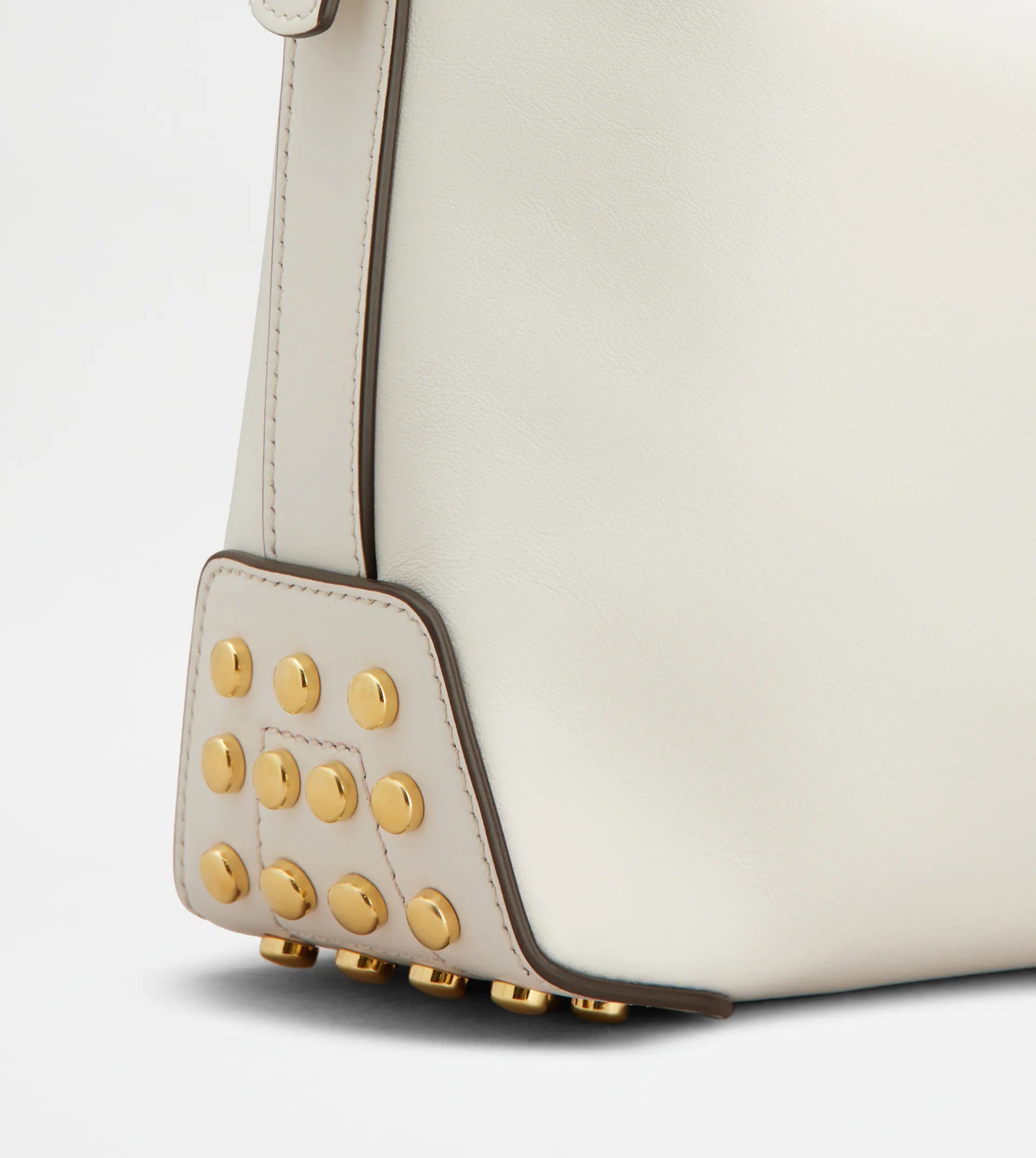 Gmt Sacca Mini Leather Bag – White