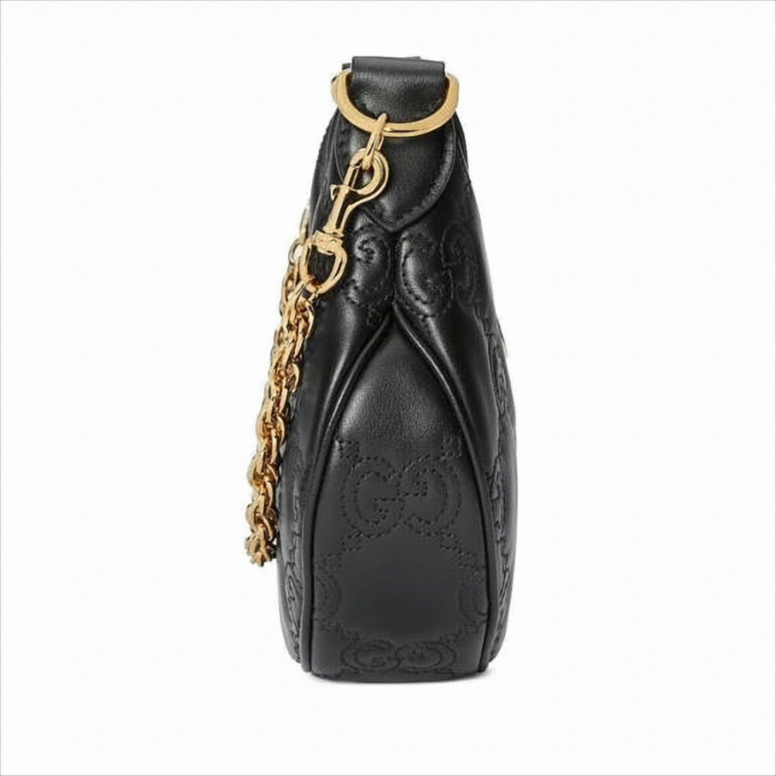 Crescent-Shaped Shoulder Bag