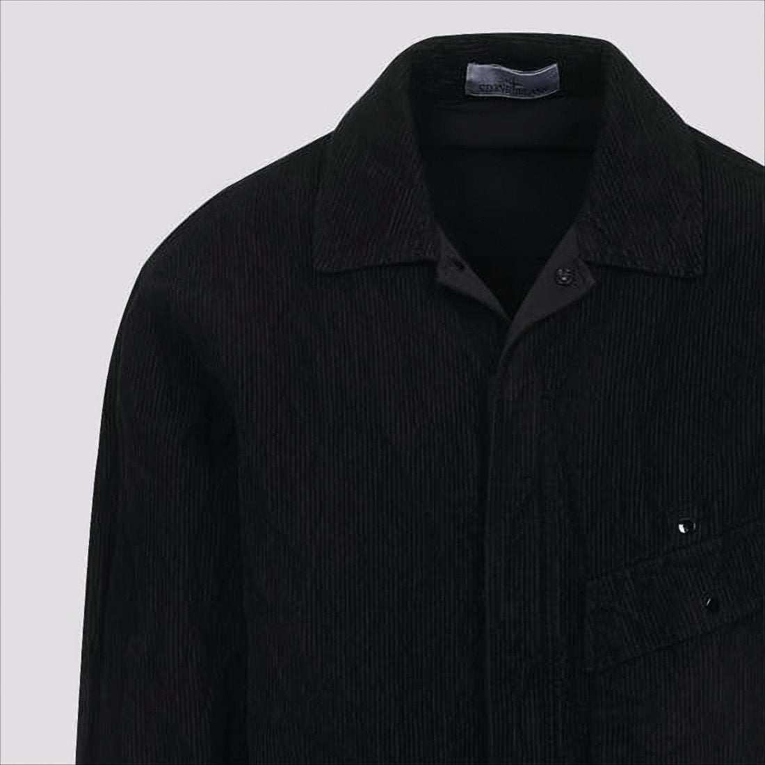 Textured Black Casual Jacket