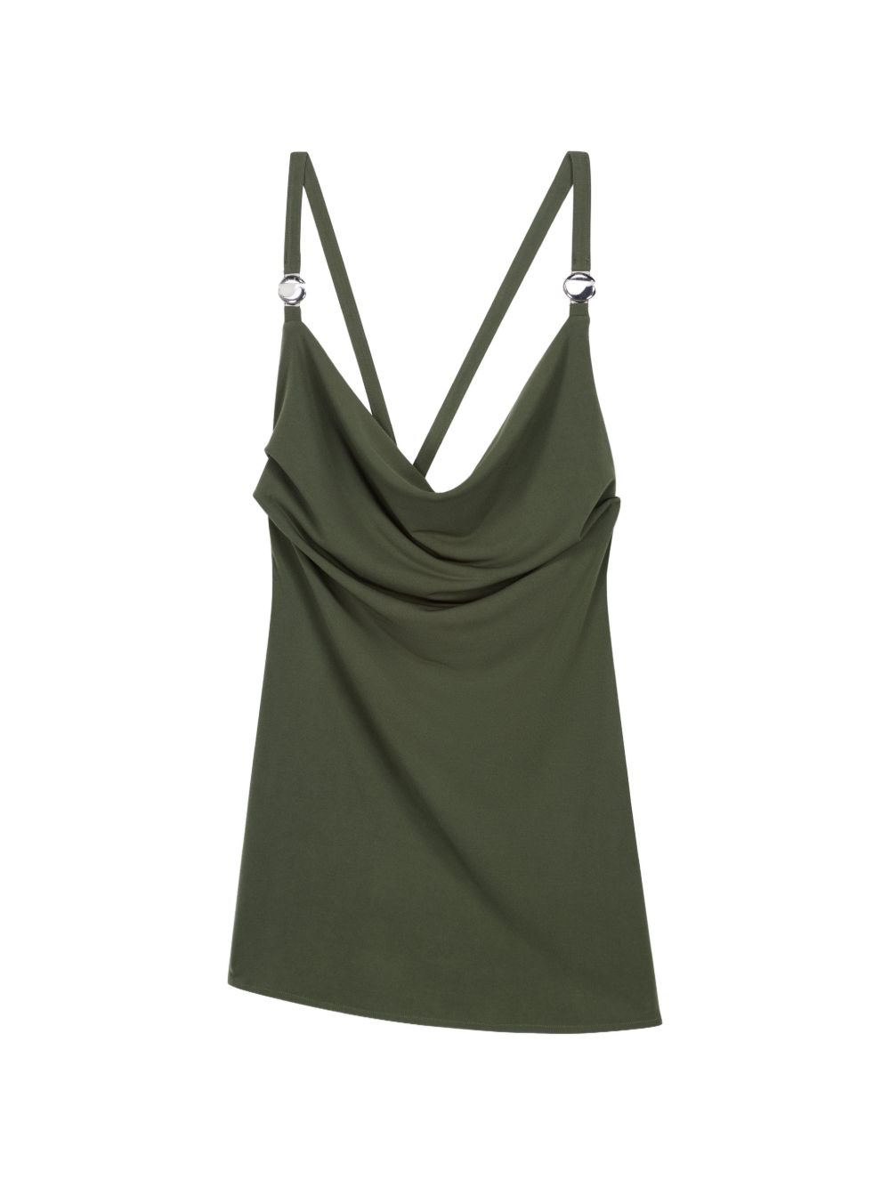 Draped Cowl Neckline Tank Top