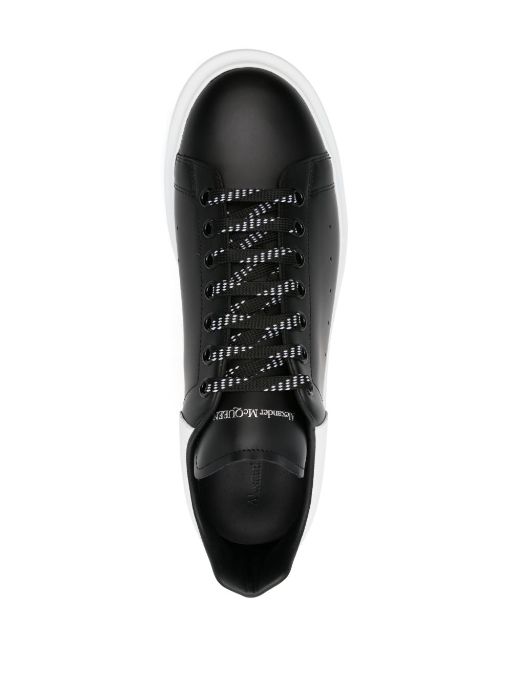Black Leather Sneakers