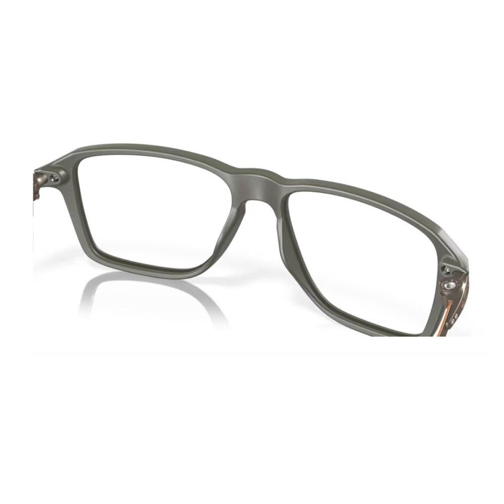 Ox8166 - Wheel House Matte Olive-Green Square O Matter Frame Eyeglasses