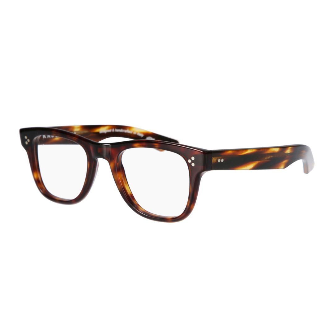 Voyager 23 Classic Tortoiseshell Frame Eyeglasses with Metallic Accents