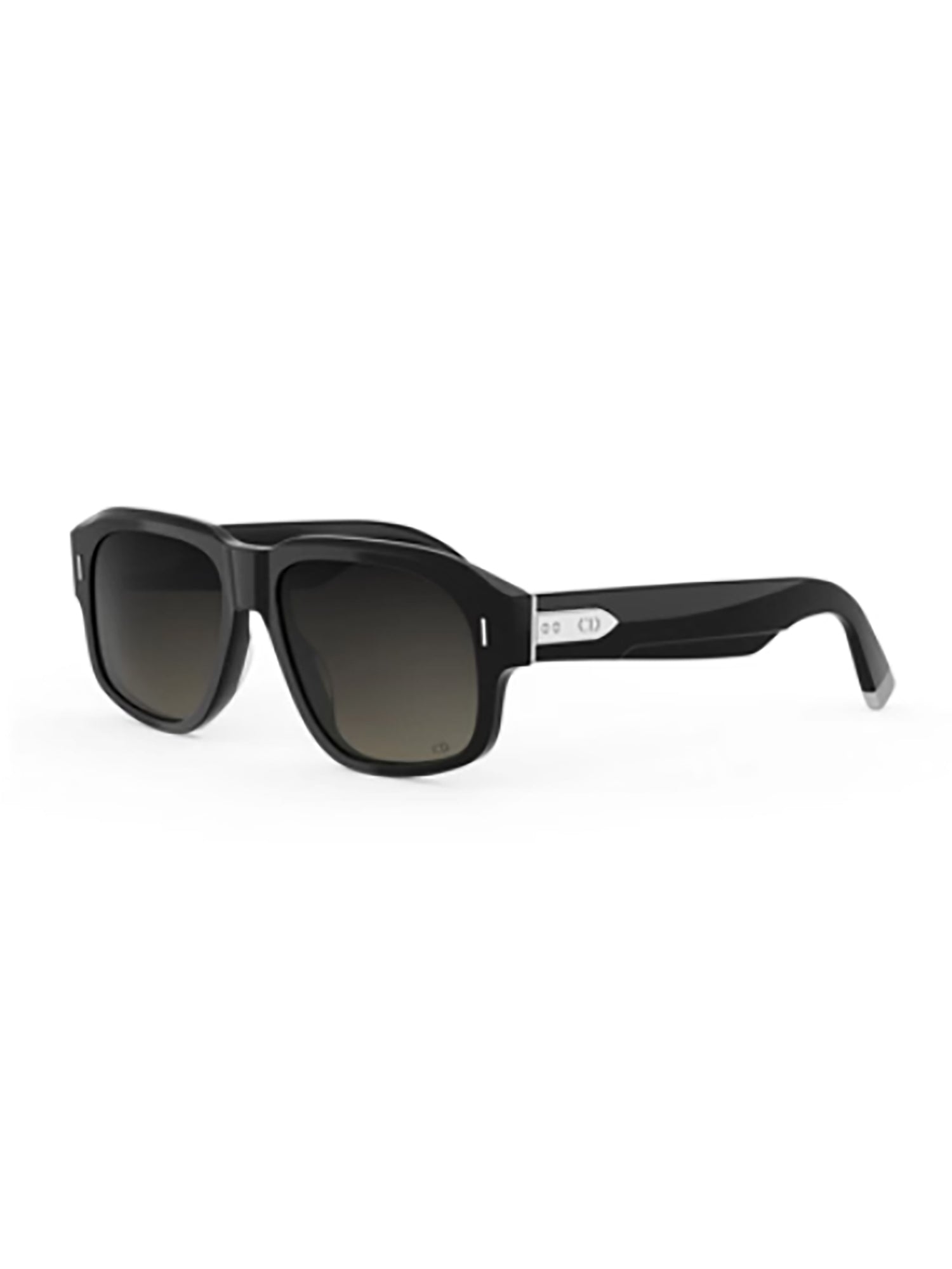 Sleek Black Rectangular Sunglasses