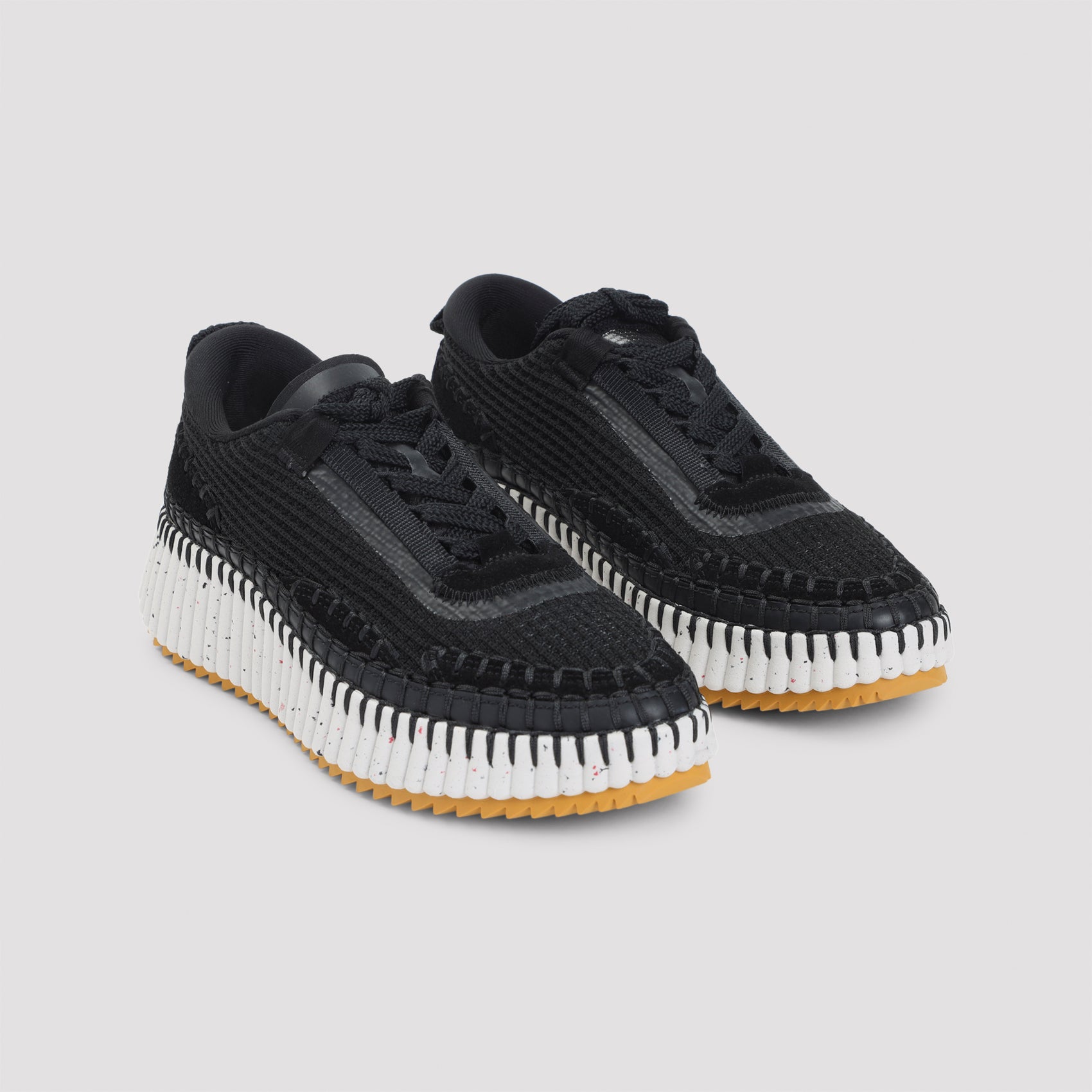 Black Nama Sneakers In Lower-Impact Mesh