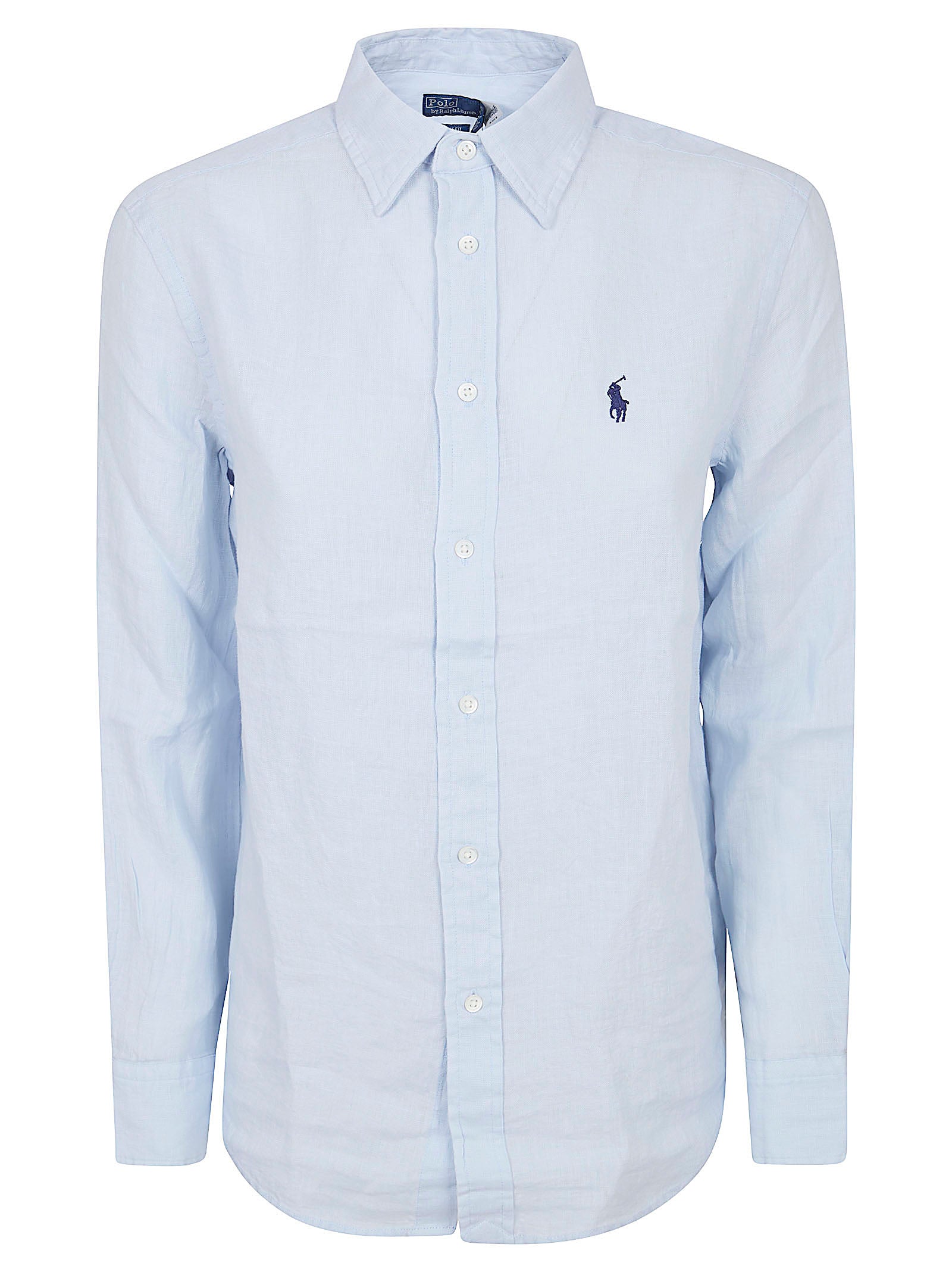 Long-Sleeved Button-Up Shirt