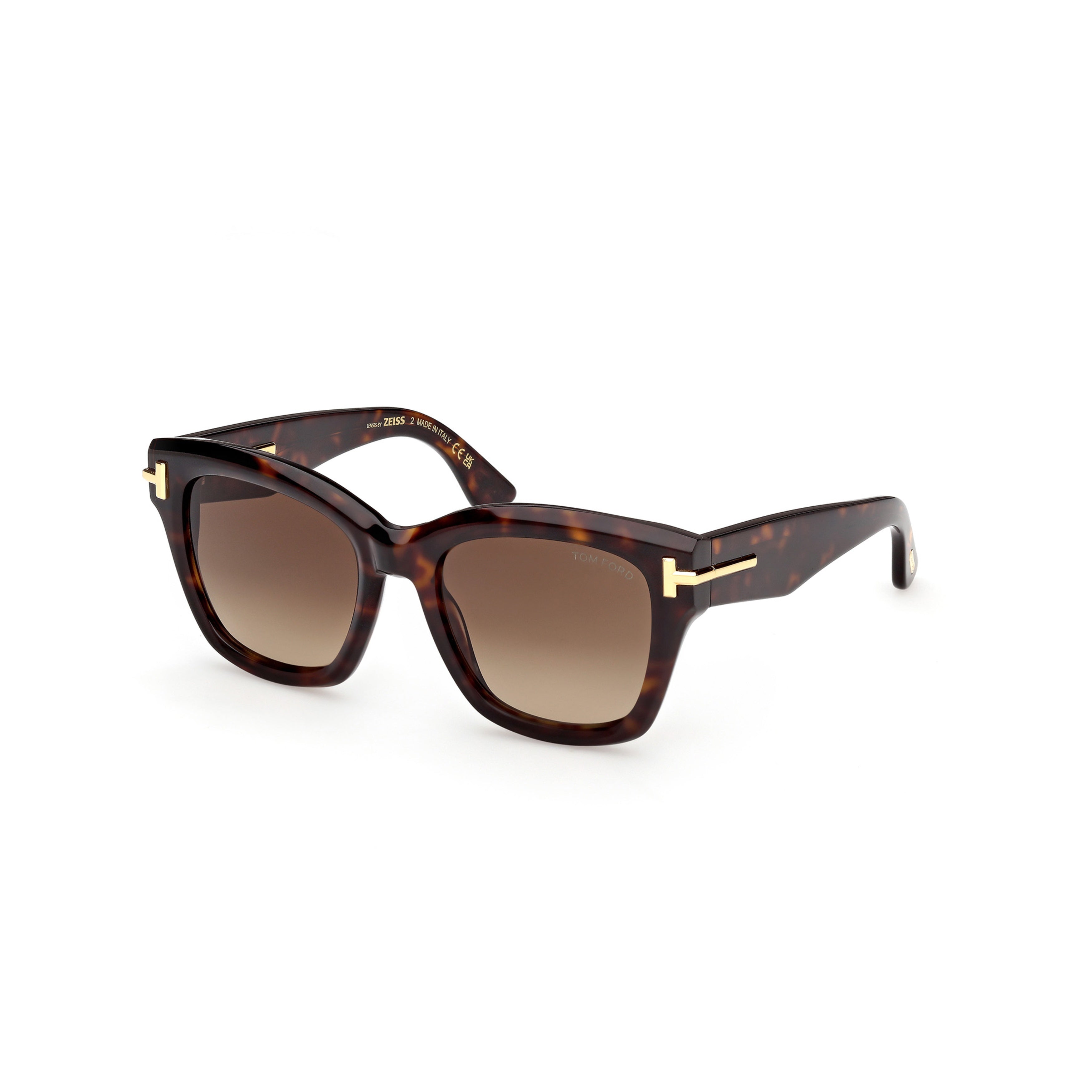 Ft1329 Tortoiseshell Square Sunglasses