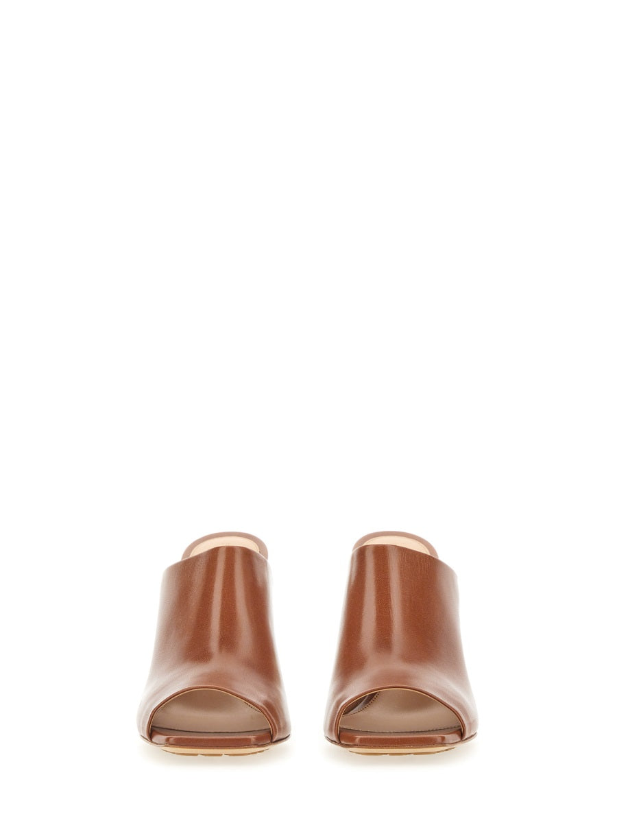 Mule-Style Shoe with Distinctive Knot Detail