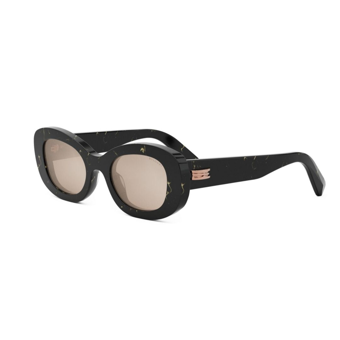 Bv40039i Bold Oversized Oval Frame Sunglasses