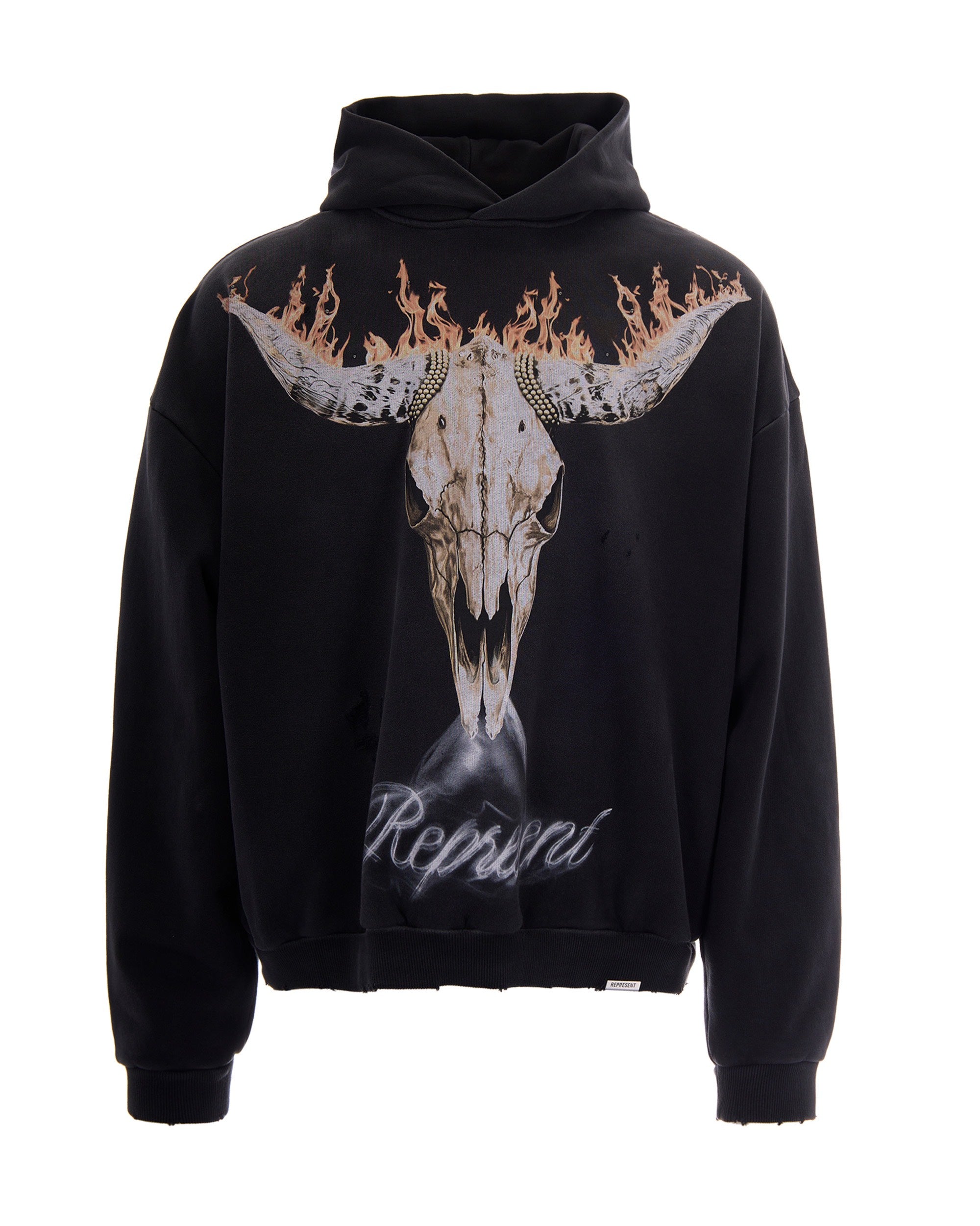 British Cowboys Stained Black Sweatshirt