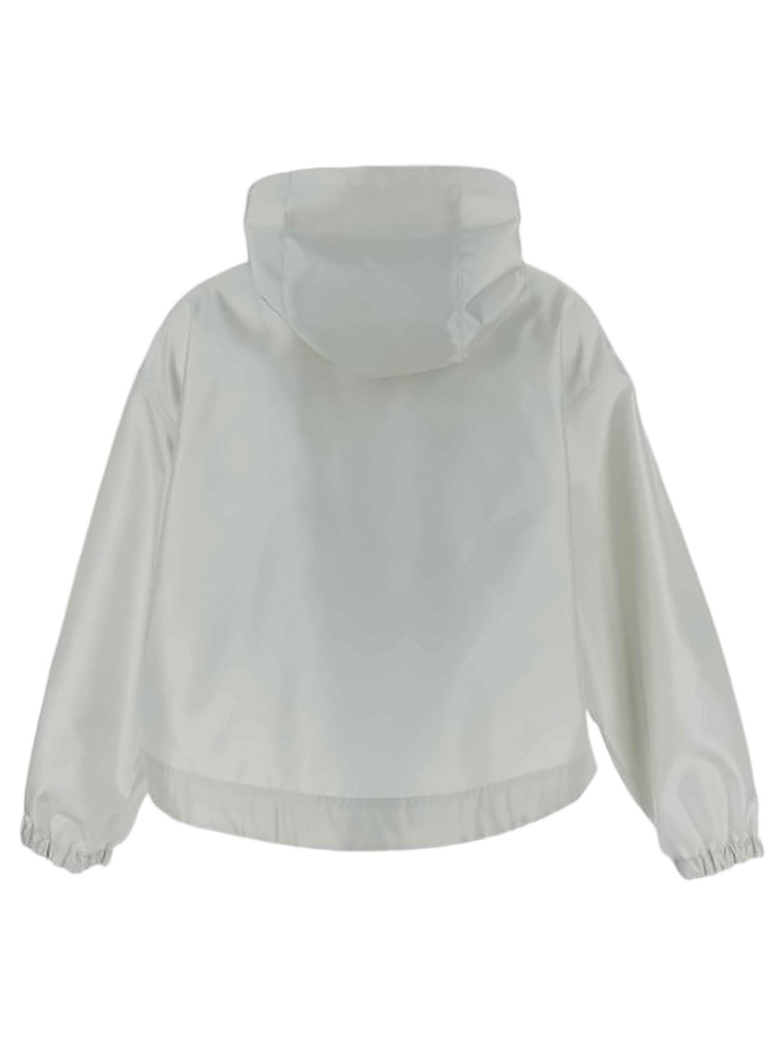 Cropped Lightweight Jacket with Hood