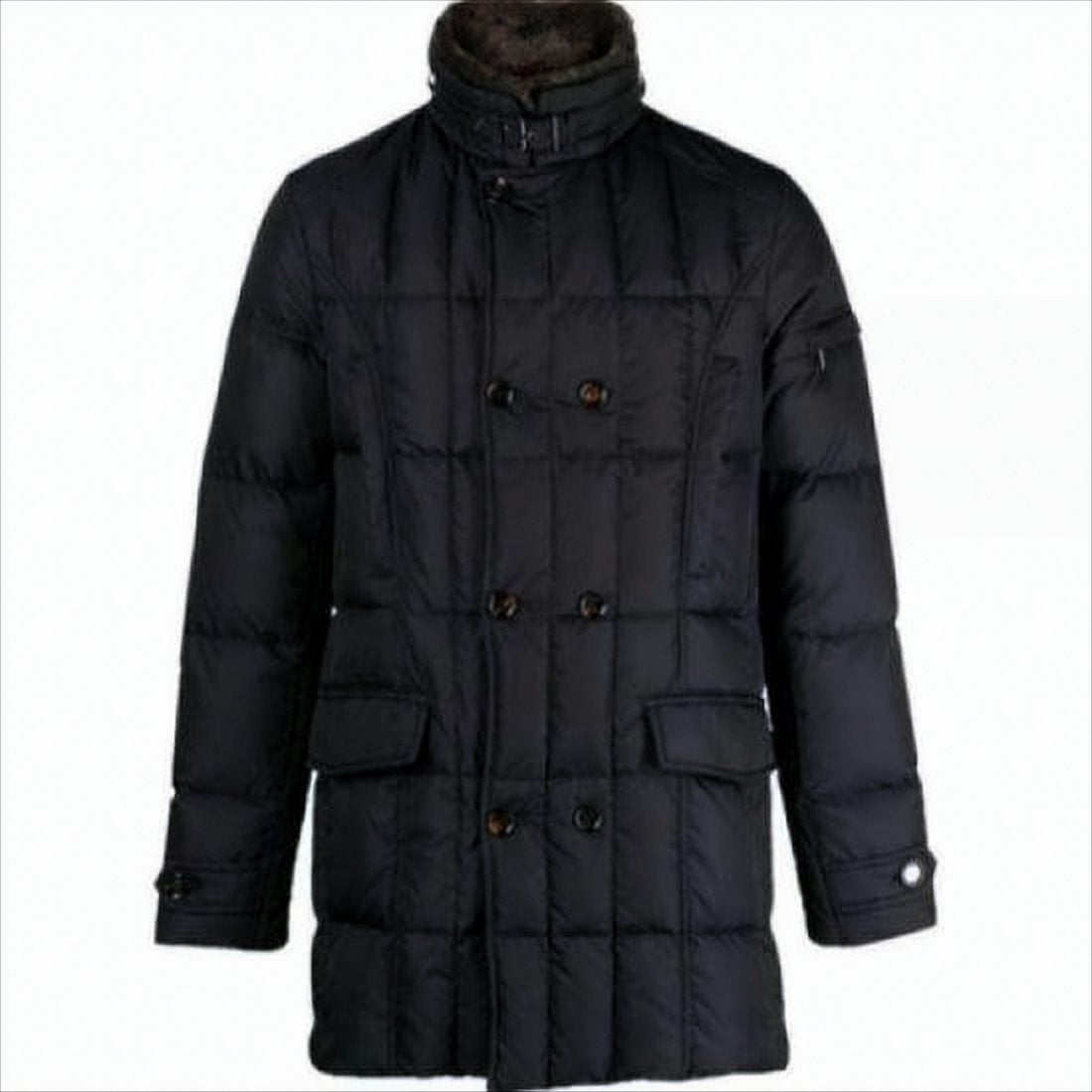 Quilted Wool-Cashmere Down Jacket