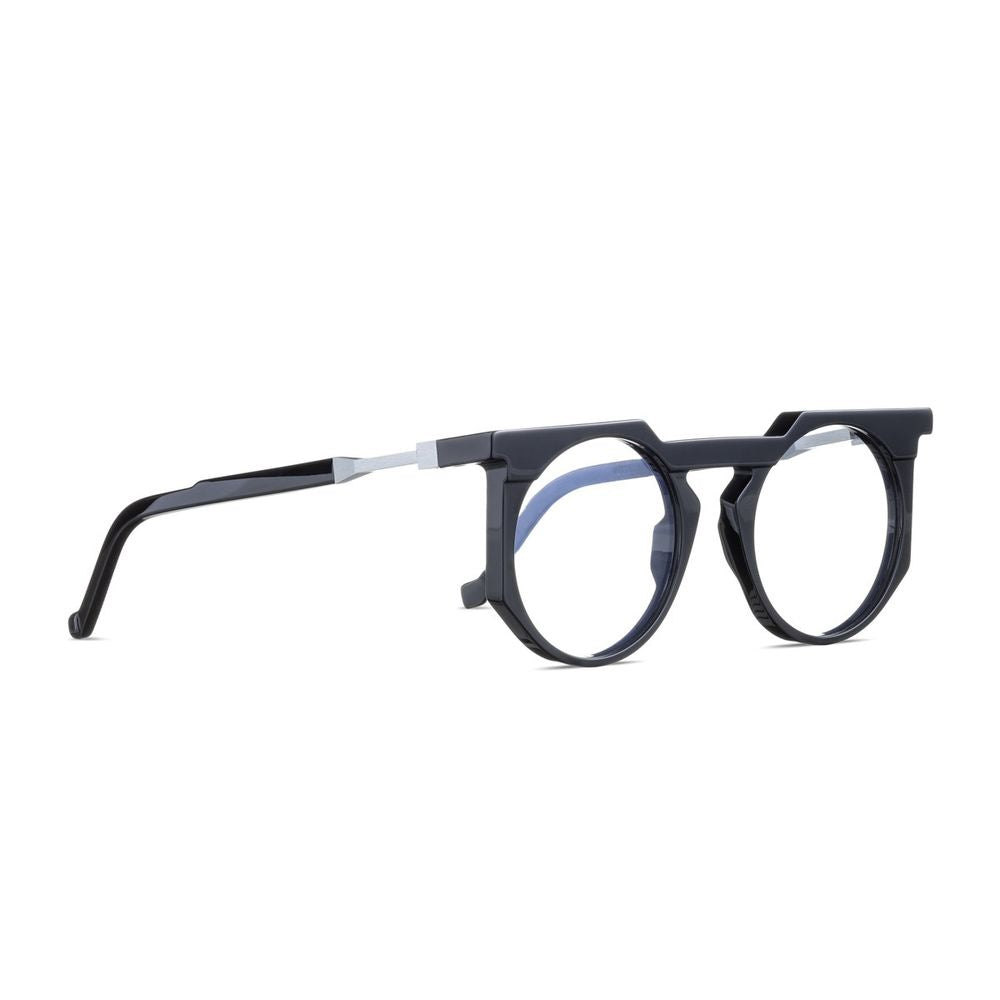 Wl0025 Geometric Round Sunglasses With Articulated Temples