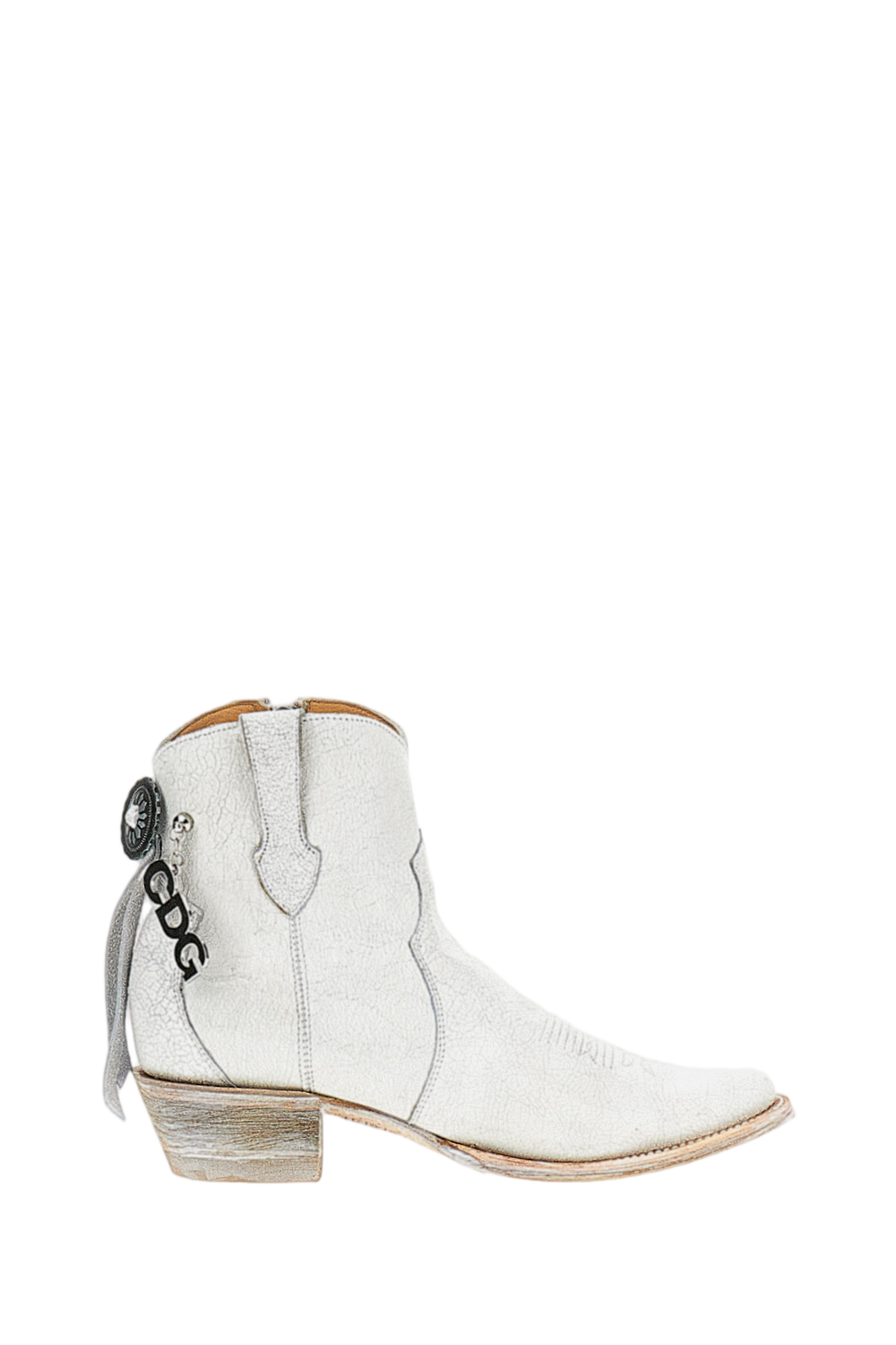 White Leather Boots