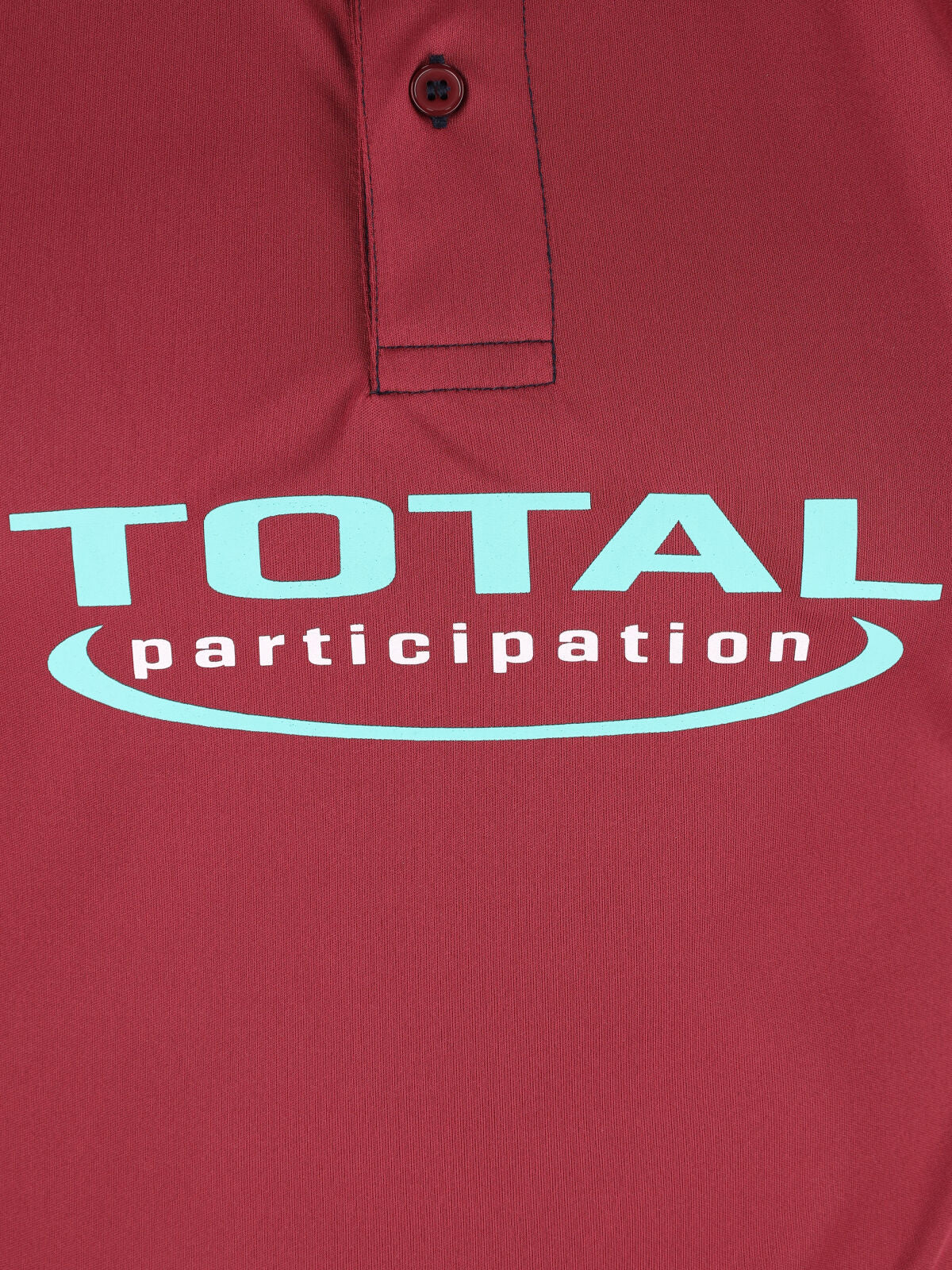 Red Shrunken Fit Polo Football Vest