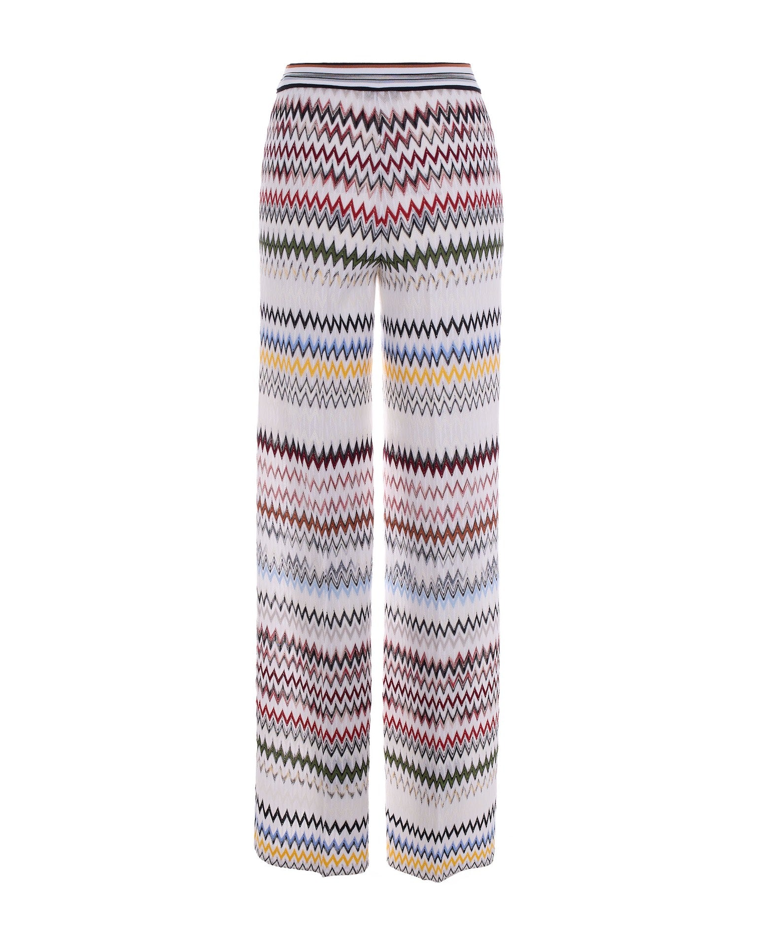 Zig Zag Viscose Trousers