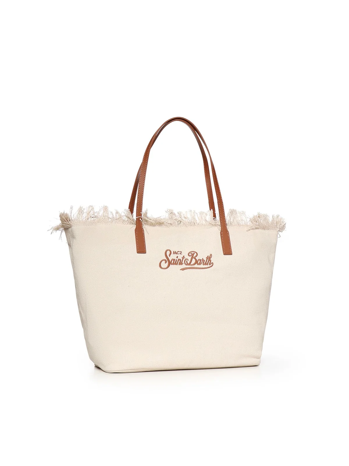 Natural Sangallo Fringe City Crossbody Bag
