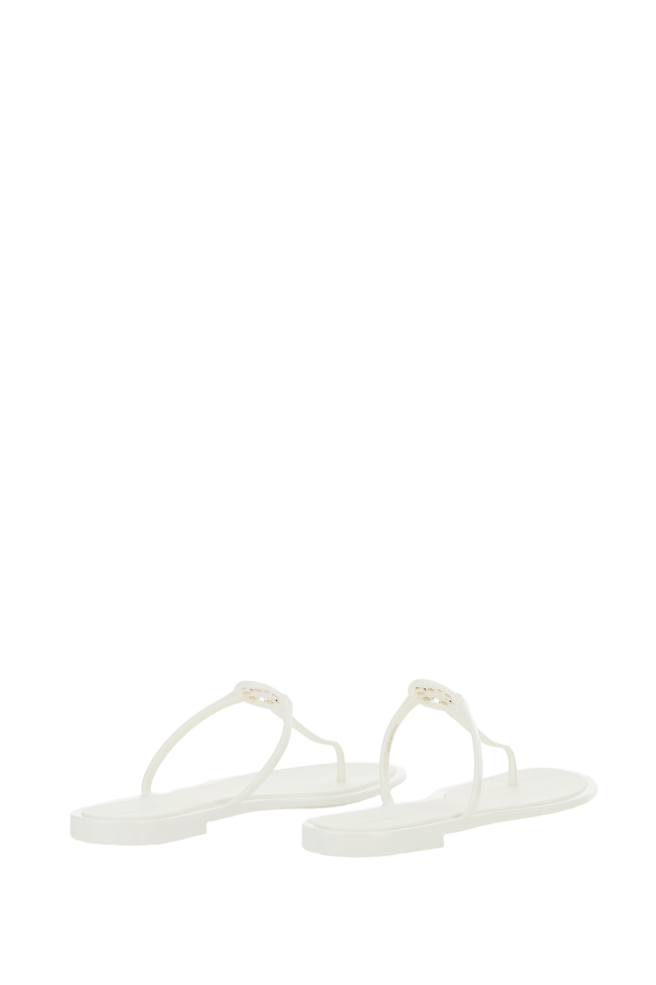 Miniaturowe sandały T-Strap White Jelly
