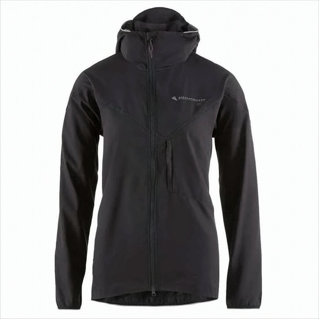 Fitted Black Jacket with High Collar