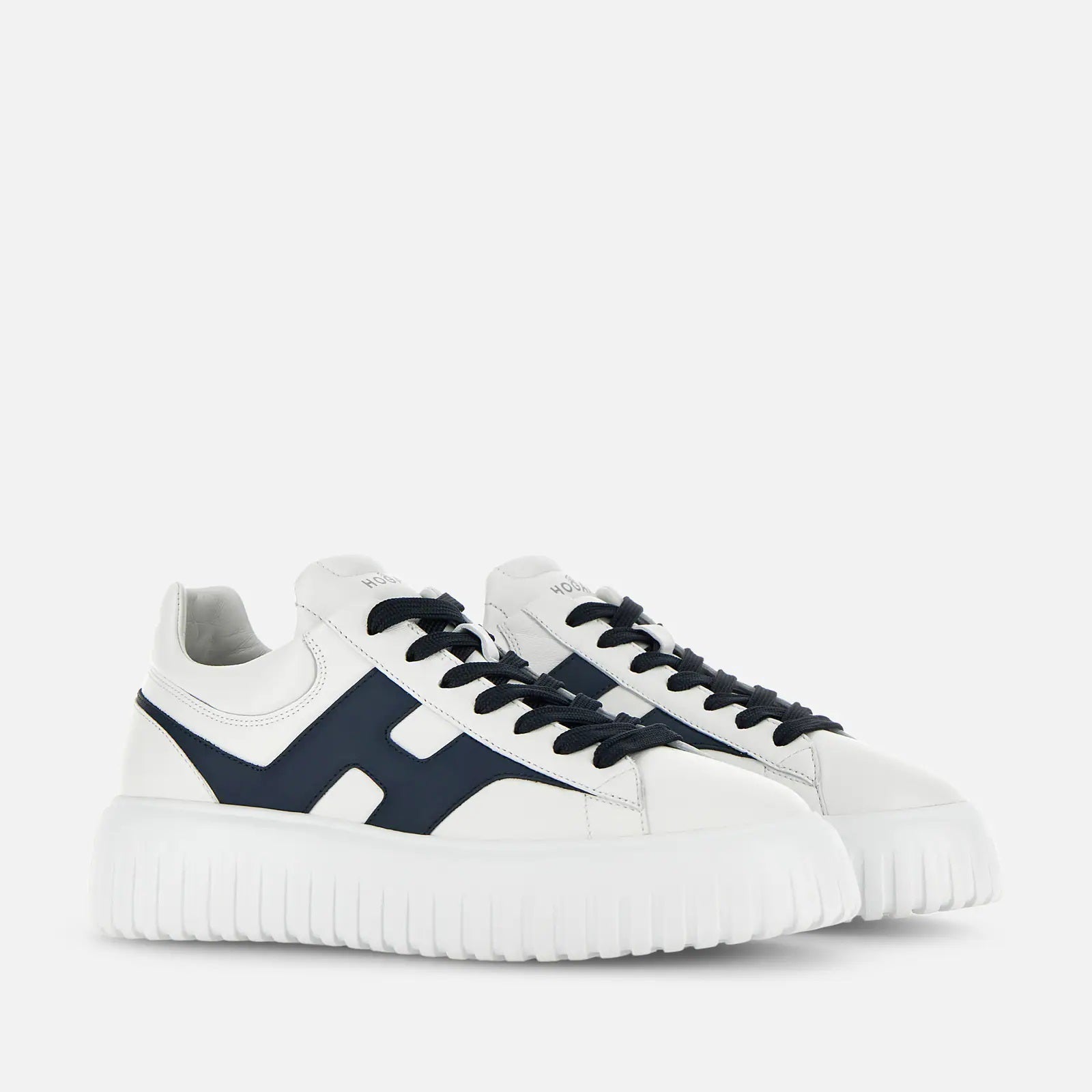 H-Stripes Allacciato H Spezzata Sneakers in White