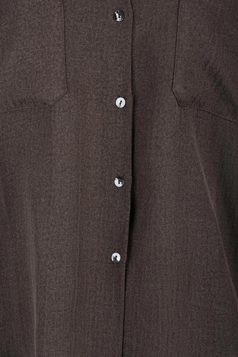 Silk Shirt - Brown