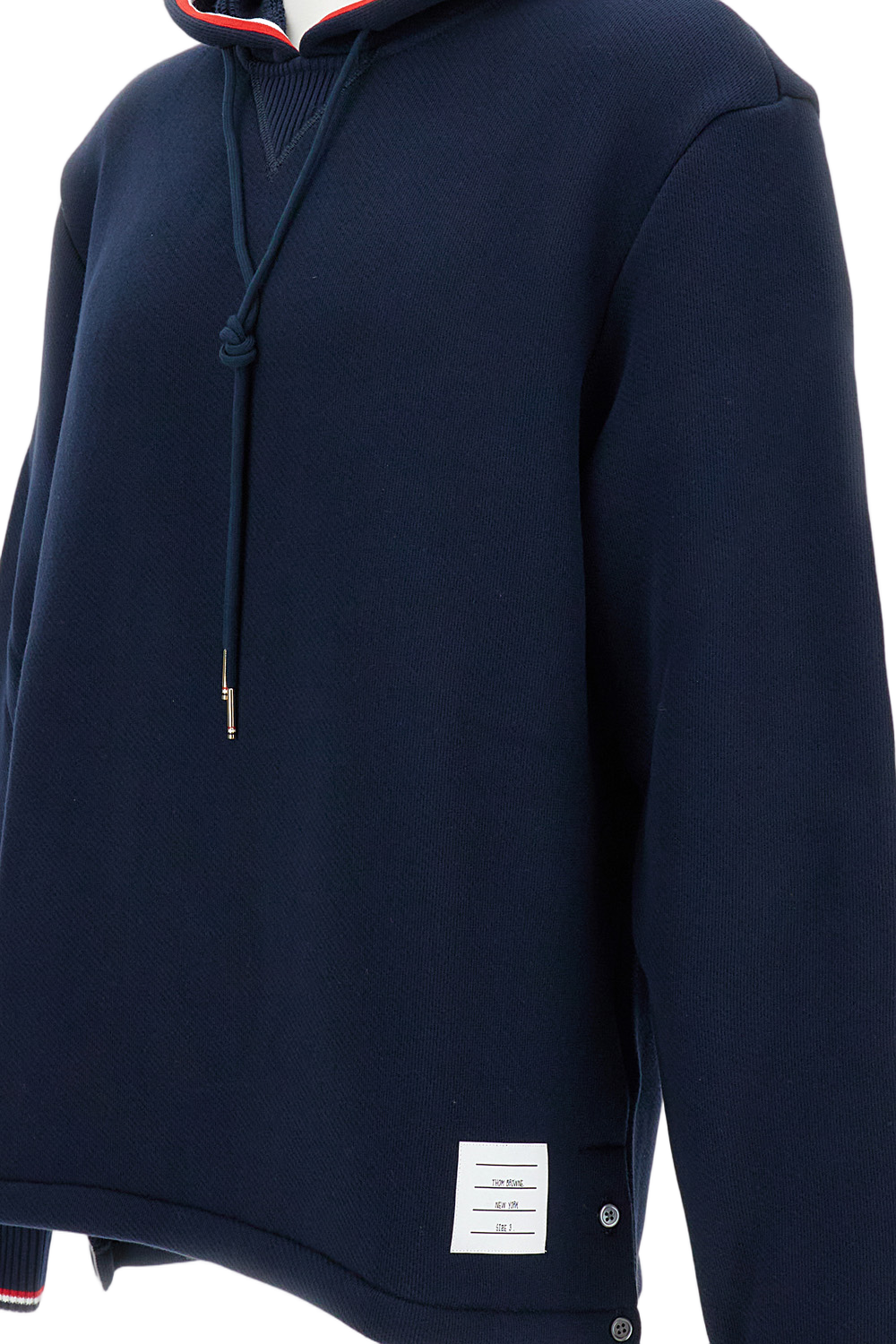 Bluza z kapturem oversize z kontrastowymi paskami