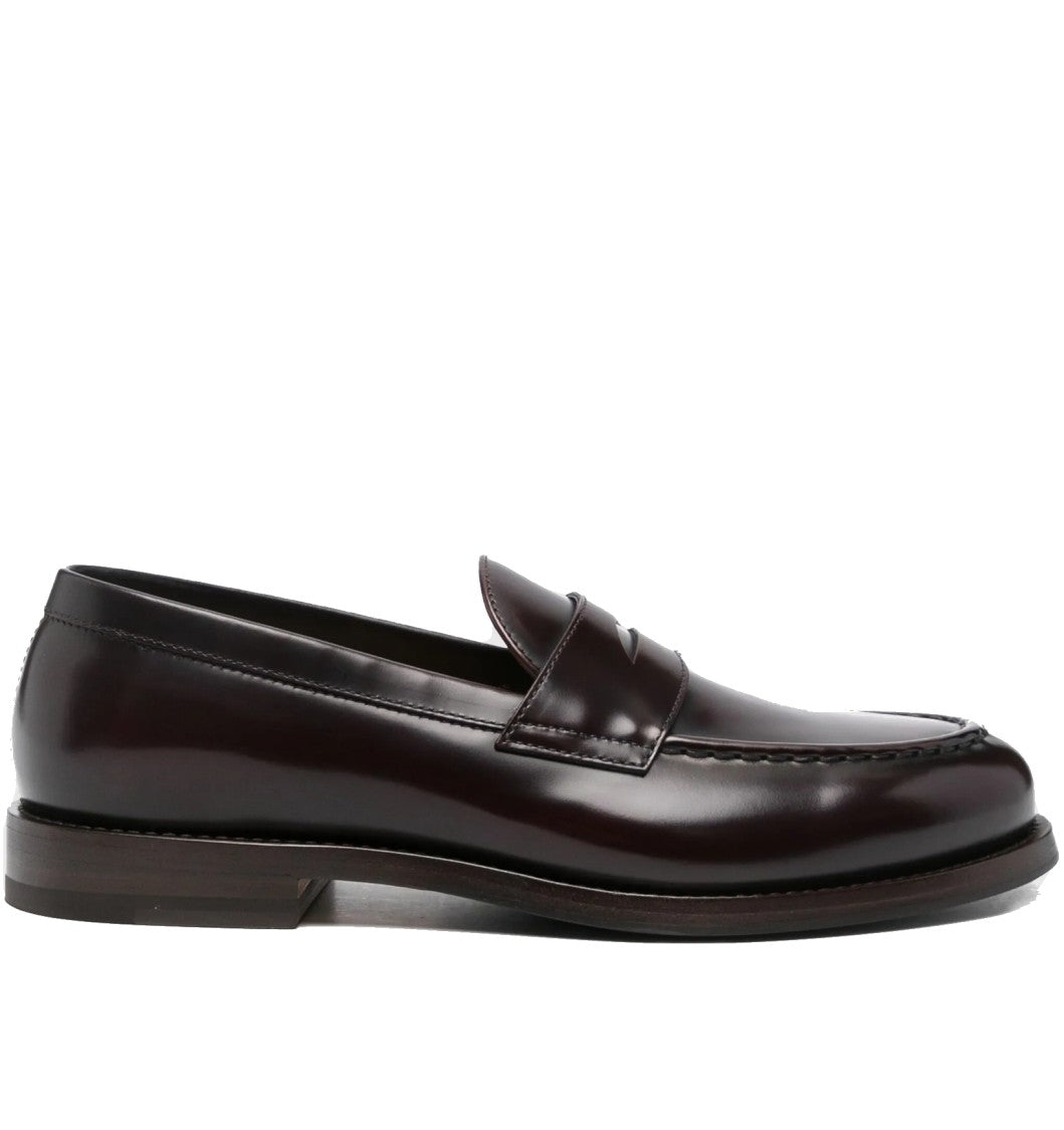 Classic Black Calf Leather Loafers