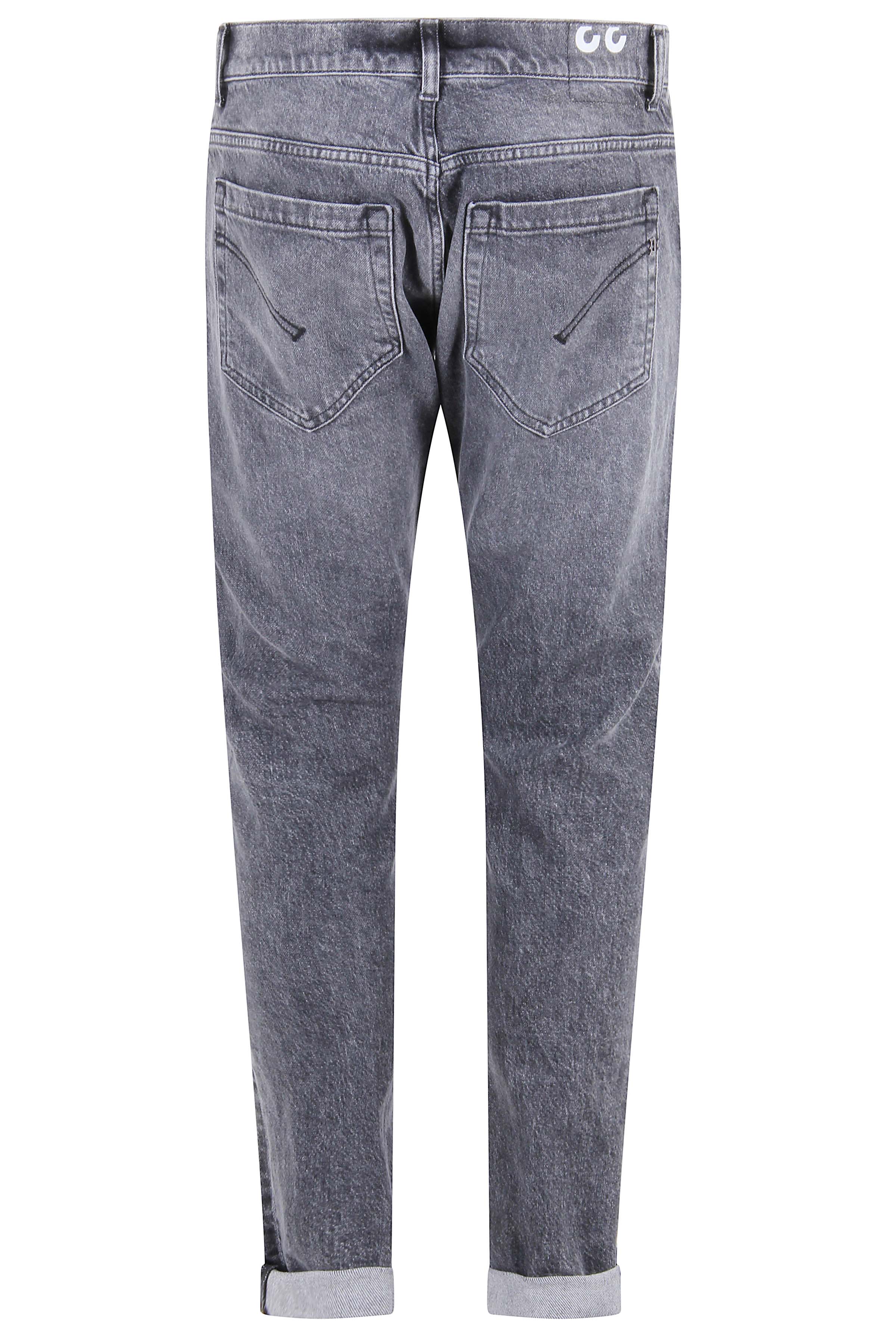 Jeansy Slim-Fit w Spłowiałym Czarnym Kolorze