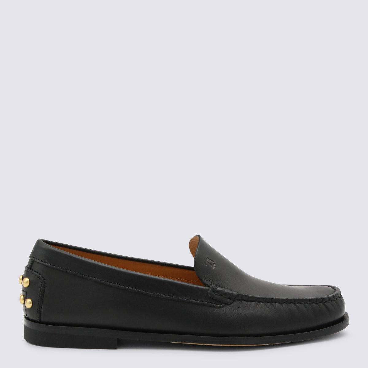 Black Leather Loafers
