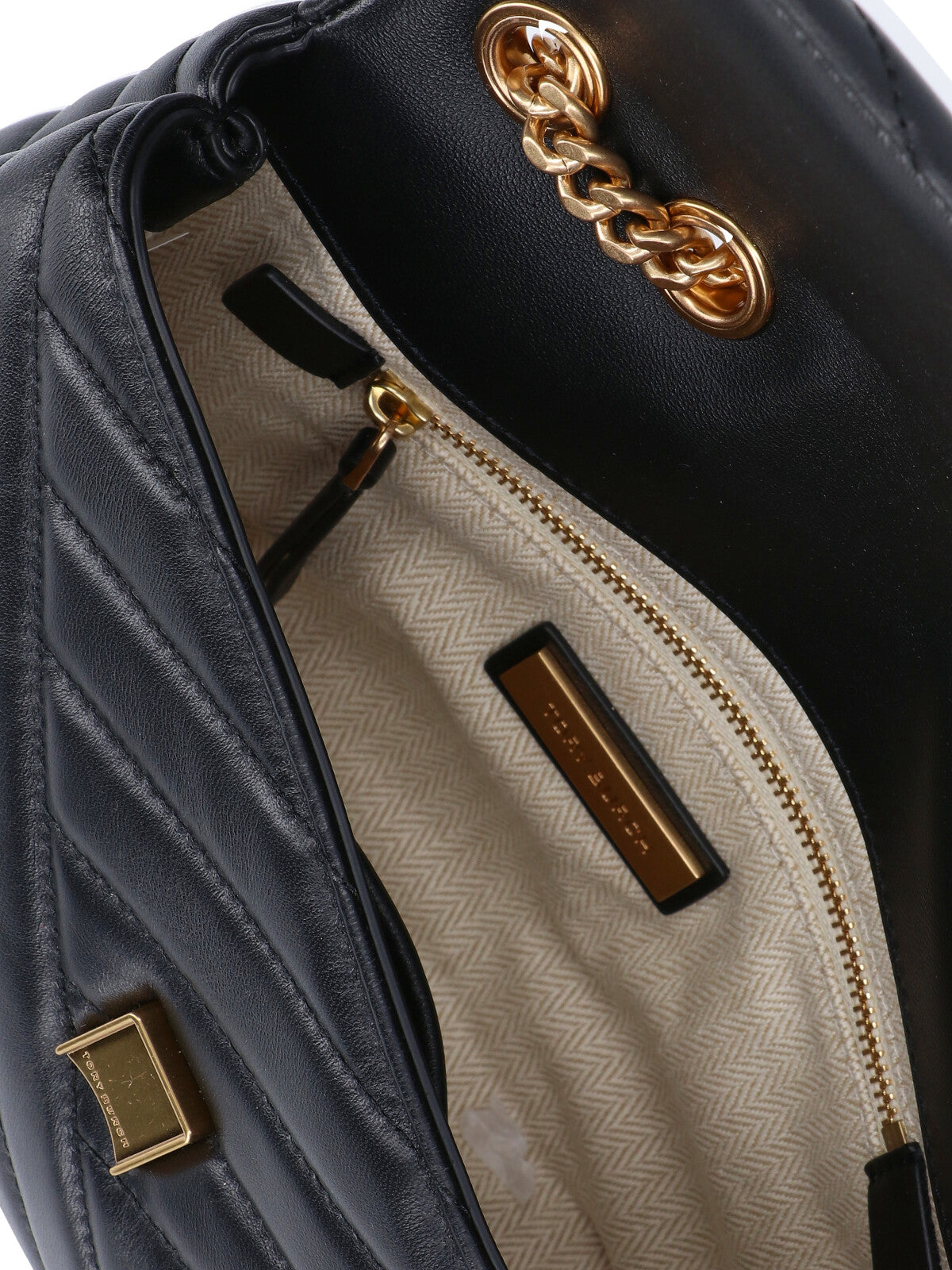 "Kira" Small Shoulder Bag, In Black Lambskin