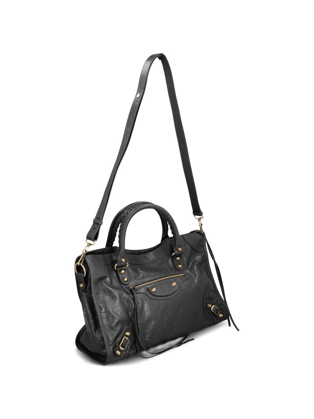 Medium Textured Lambskin Le City Bag