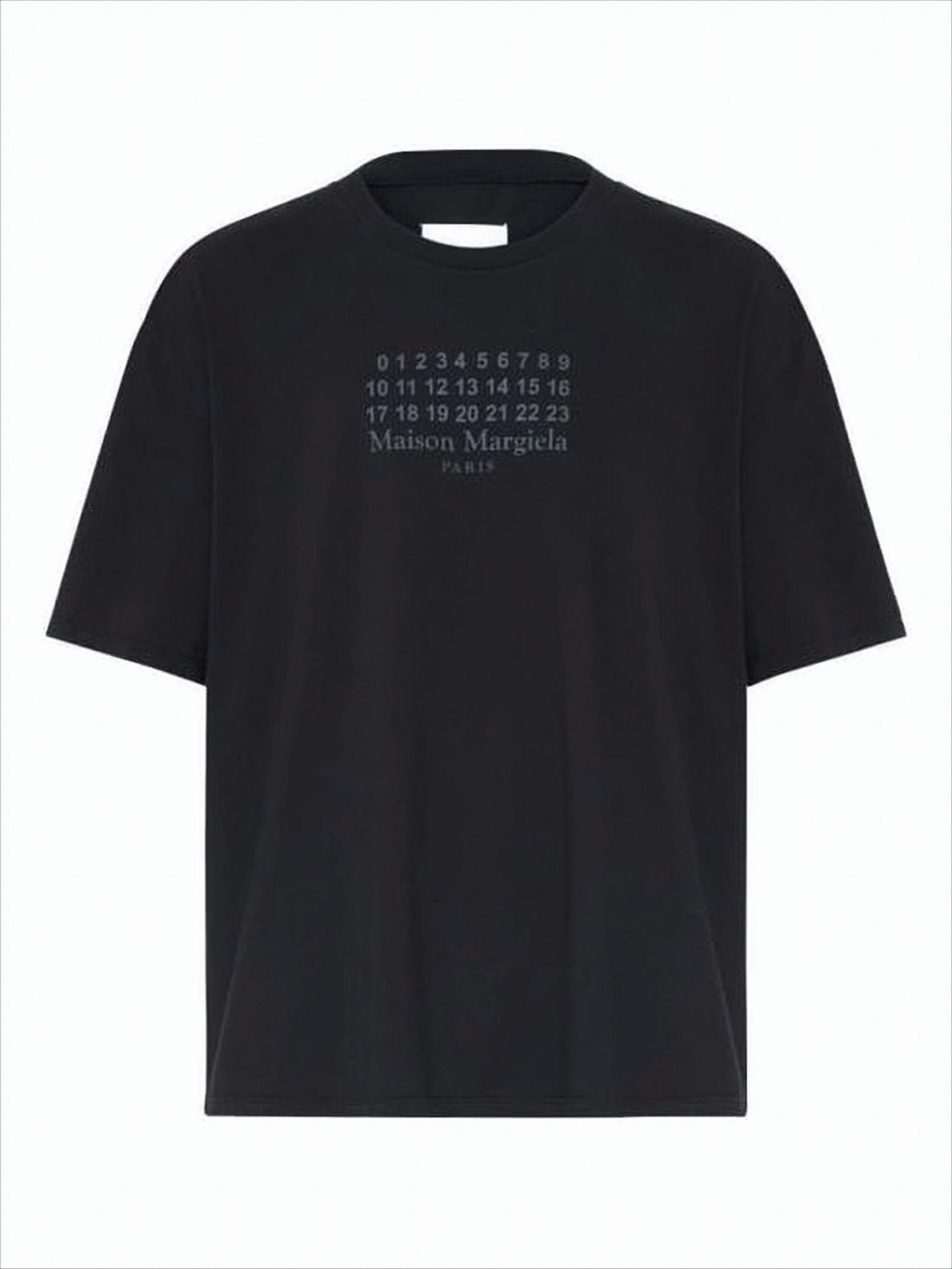 Loose Fit Minimalist T-Shirt with Printed Logo