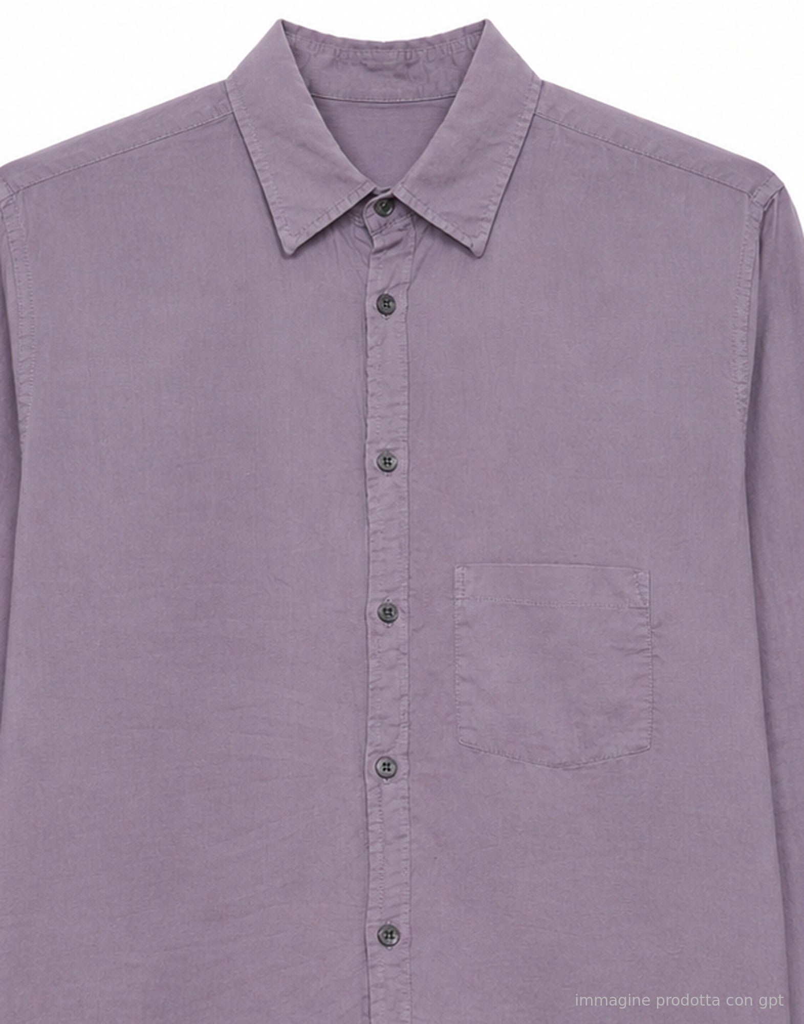 Grey Sid Cotton Casual Relaxed Shirt